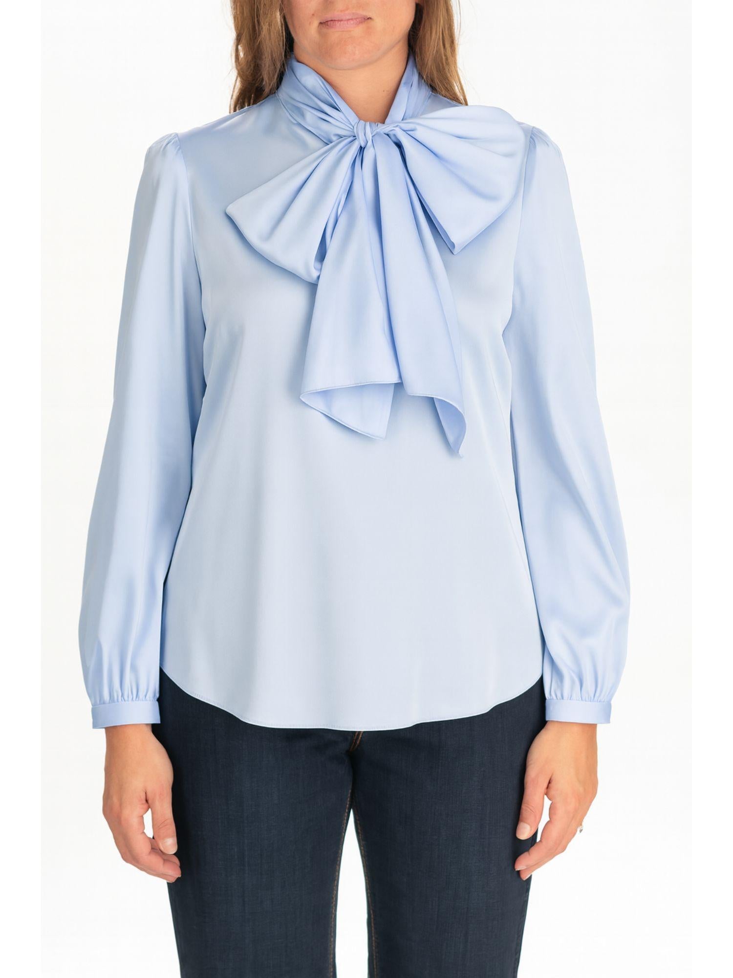 Diana Gallesi Camicia Donna Azzurra 2436R102999N 4 DIANA GALLESI