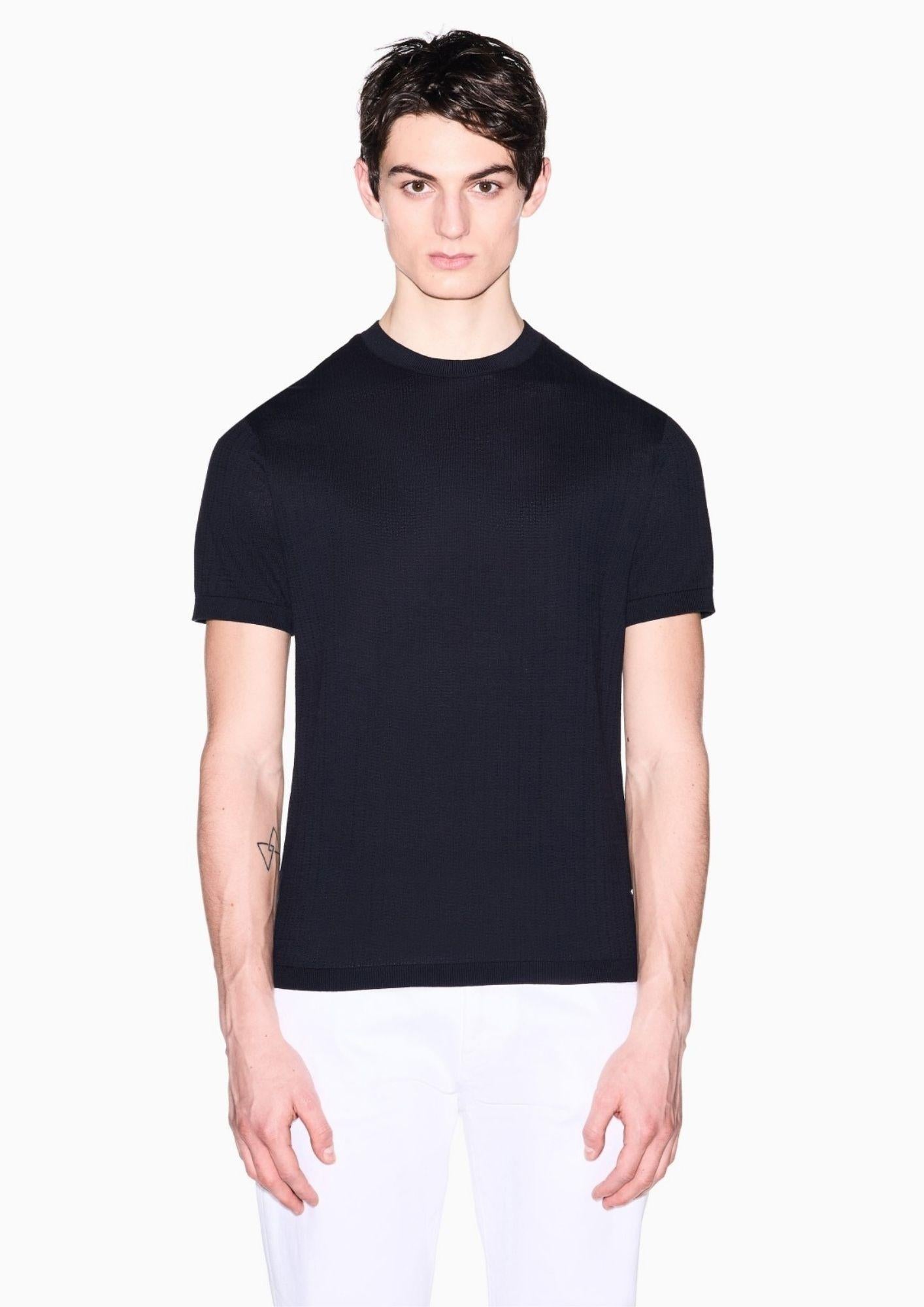 Armani Exchange Maglia Uomo Blu Navy XM002439 AF22249 UB101 ARMANI EXCHANGE