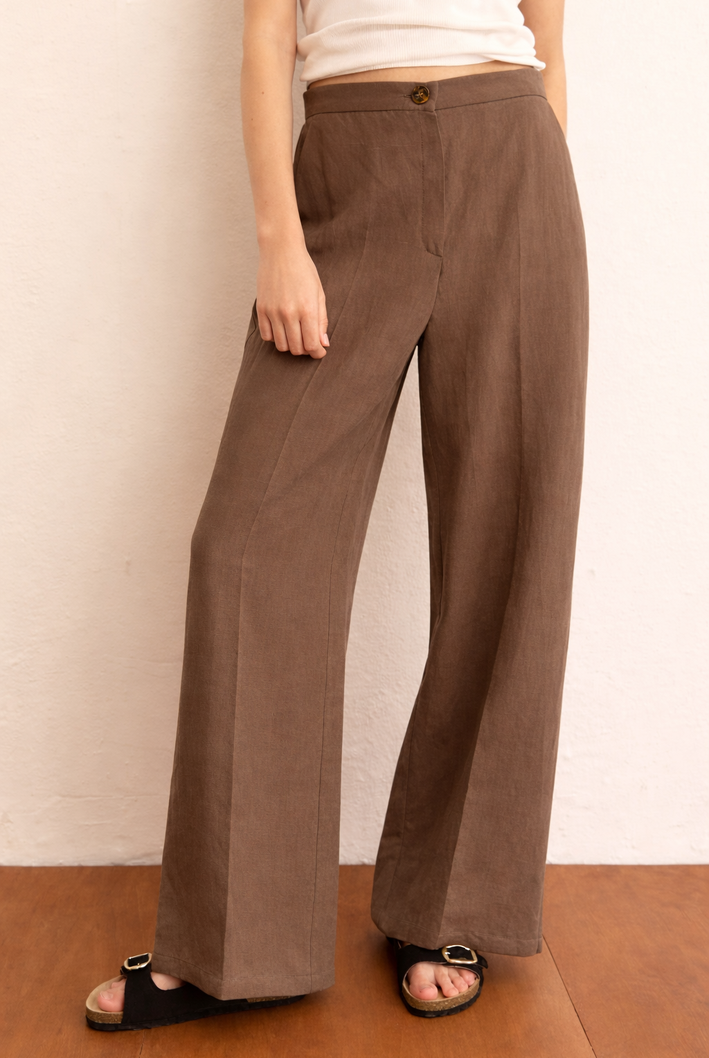 Emme Marella Pantalone Donna Emmpera Cammello 2615131102200 002 EMME MARELLA
