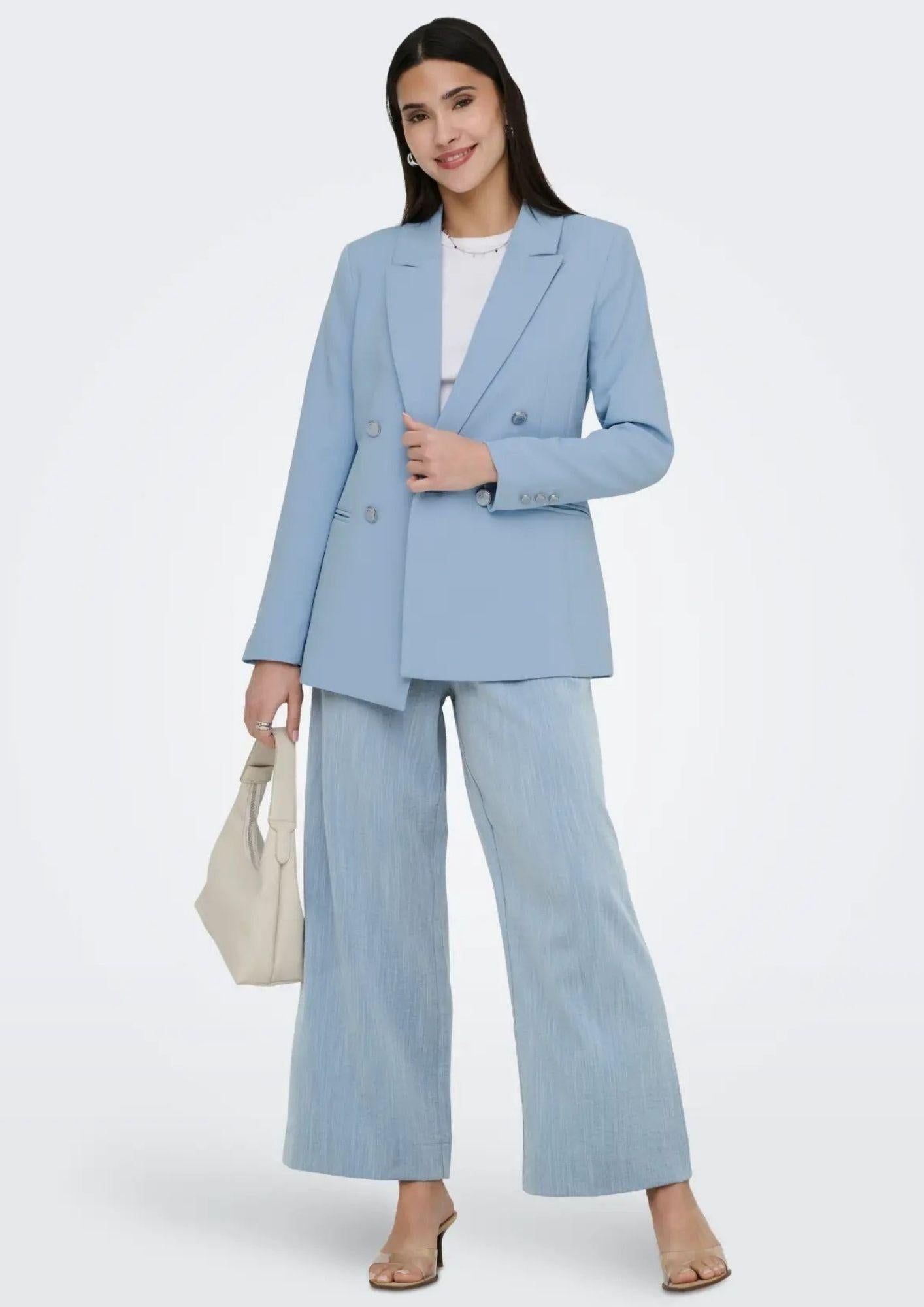 Only Giacca Donna Astrid Azzurra 15294709 Soft Chambray ONLY