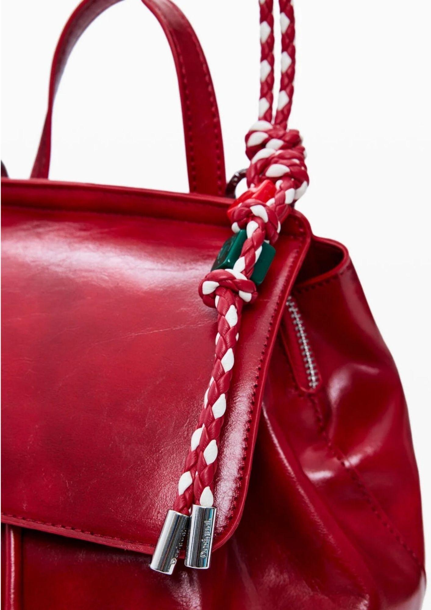 Desiagual Zaino Backhalf Logo Luena Mini Red Rosso 26SAKP20 3000 DESIGUAL