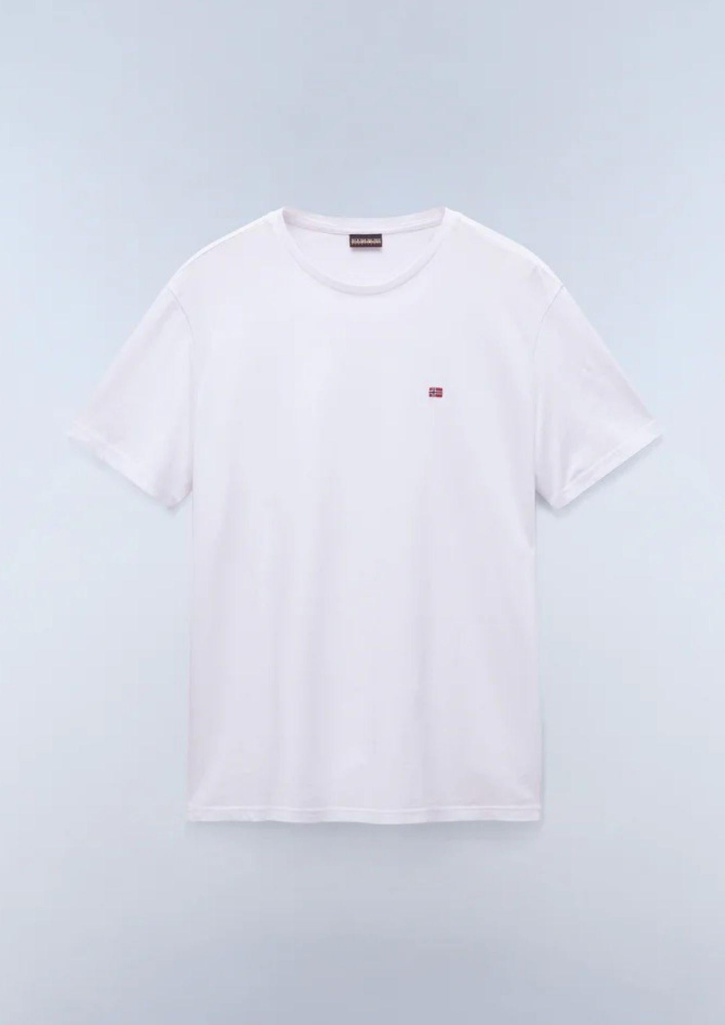 Napapaijri T-Shirt Uomo Salis Bianca NP0A4H8D 002 NAPAPIJRI