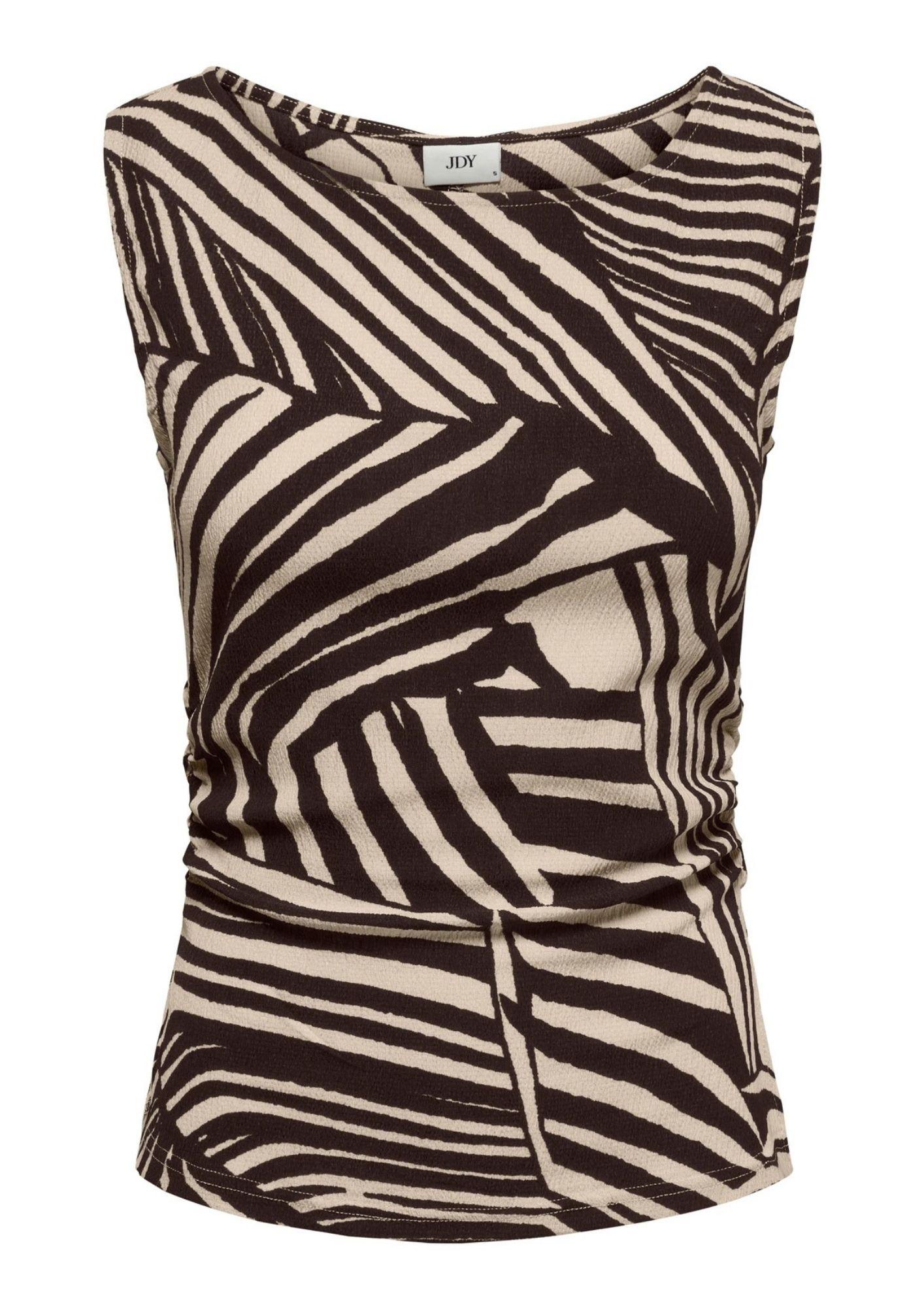 Jacqueline De Yong Top Donna Debbie Sabbia e Marrone 15371547 Sandshell CHOCOLATE JACQUELINE DE YONG