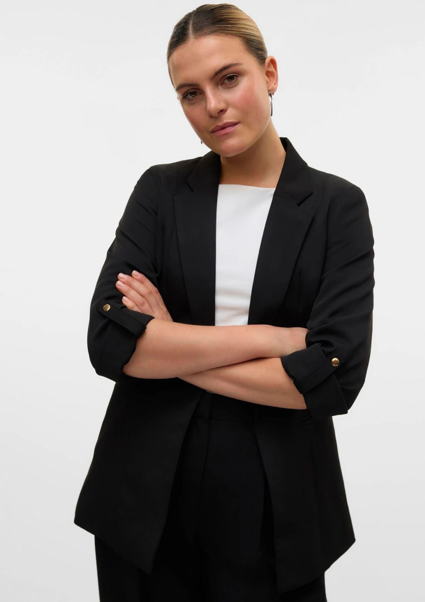 Vero Moda Giacca Donna Gloria Nera 10329200 Black GOLD BUTTON VERO MODA