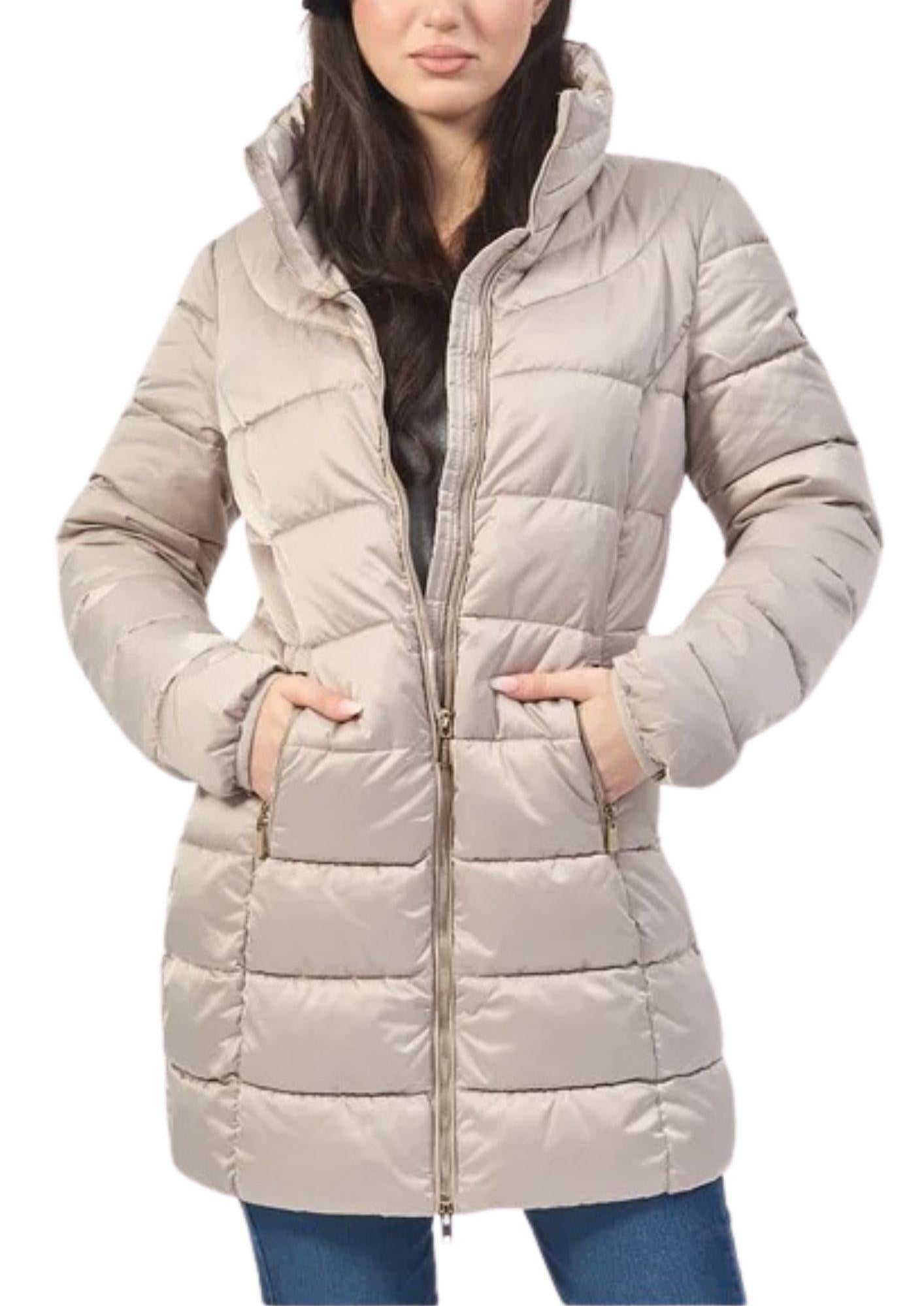 Yes Zee Giubbino Donna Beige J015 M800 0222 YES ZEE