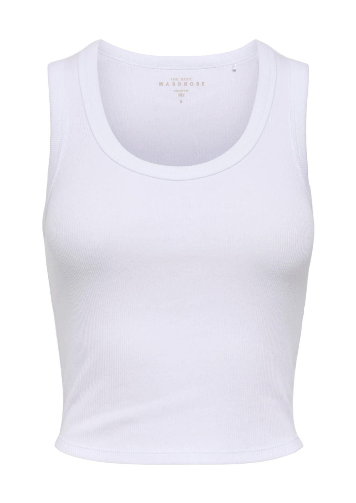 Only Canotta Donna Easy Bianca 15315571 Bright White ONLY