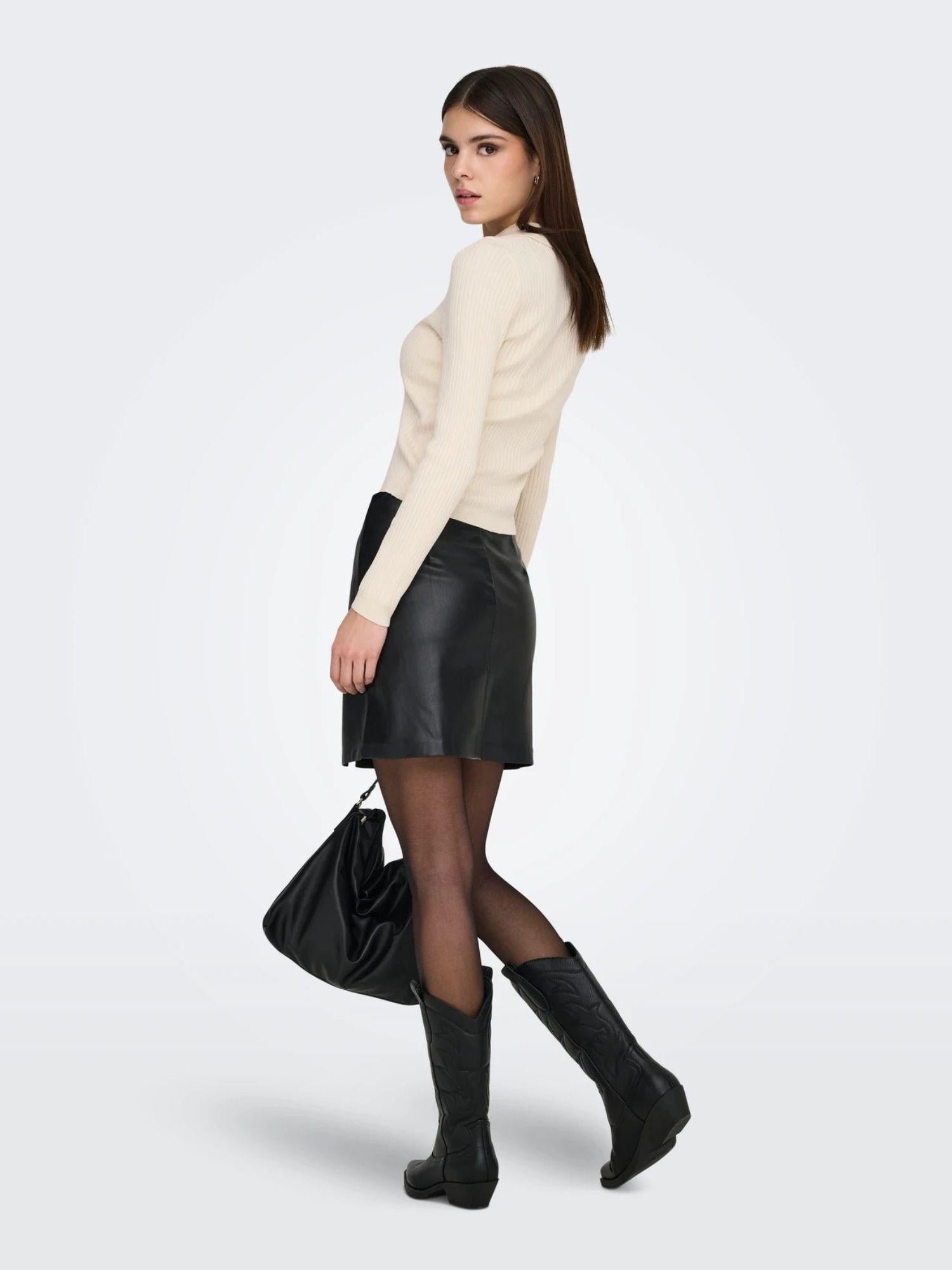 Only Maglia Polo Donna Birch Onlkaya 15344841 Birch ONLY