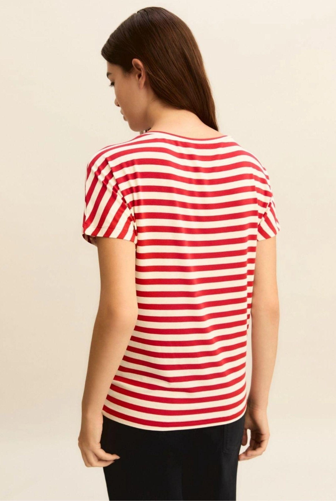 Emme Marella T-Shirt Emmfervida Bianca e Rossa 2615971021200 013 EMME MARELLA