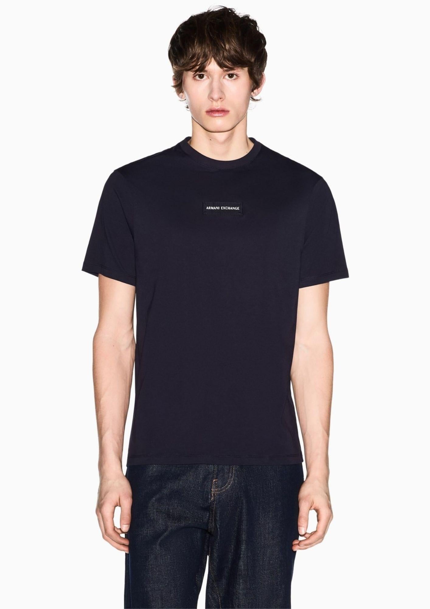 Armani Exchange T-Shirt Uomo Blu Navy XM002471 AF10356 UB101 ARMANI EXCHANGE