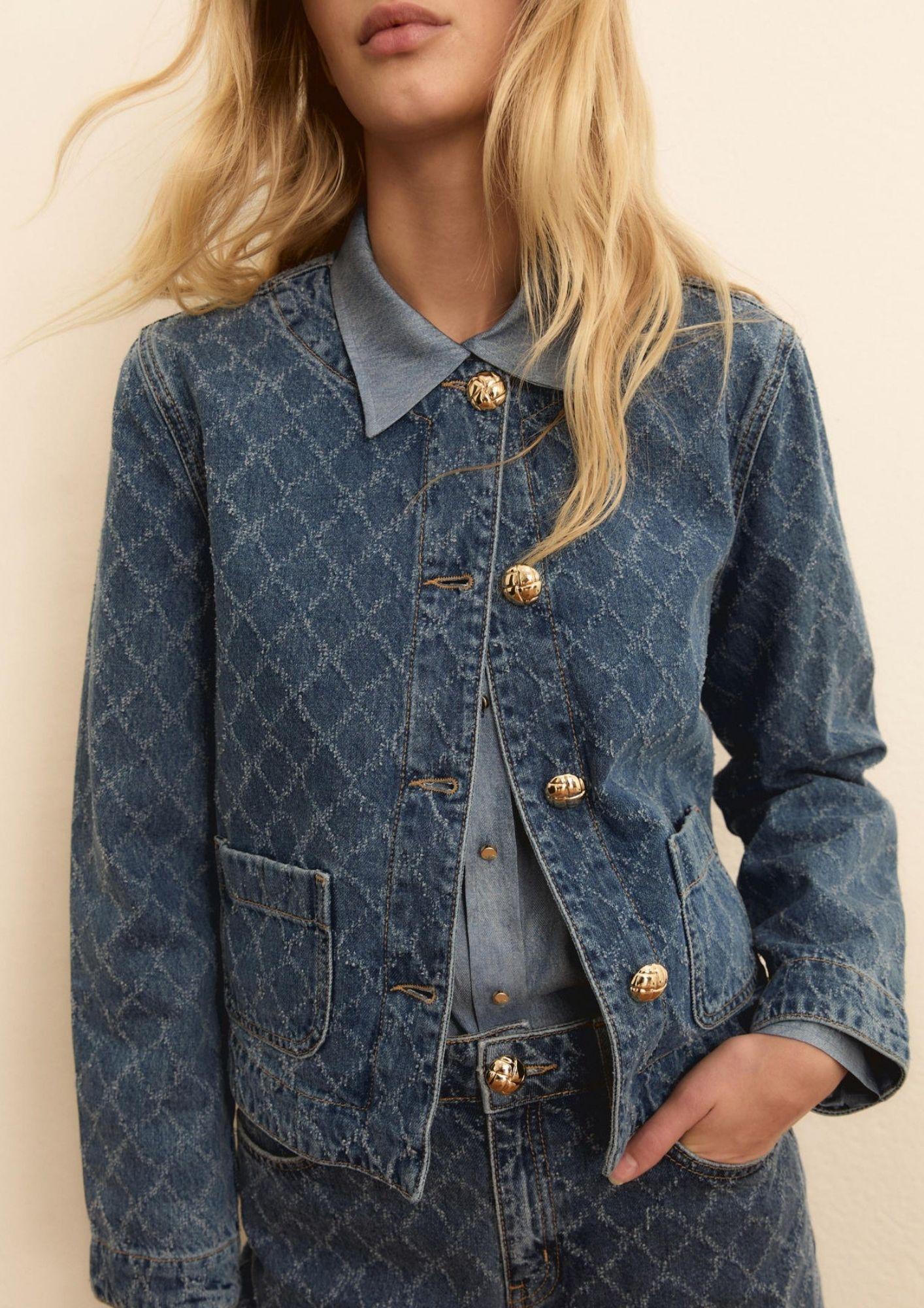 Emma Marella Giacca Donna Emispadino Blue Jeans 2615041024200 001 EMME MARELLA