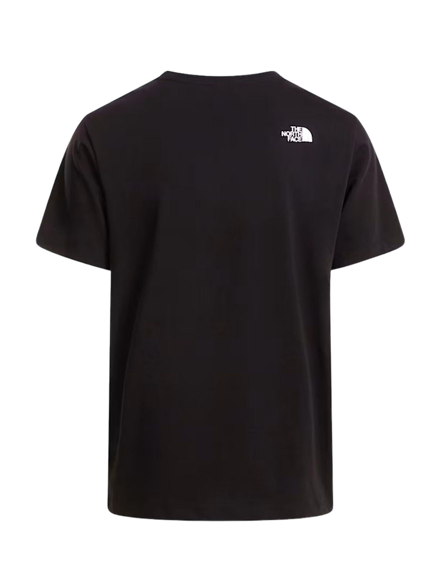 The North Face T-Shirt Uomo Nera Evolution Half Dome Regular NF0A8B6J KY4 THE NORTH FACE
