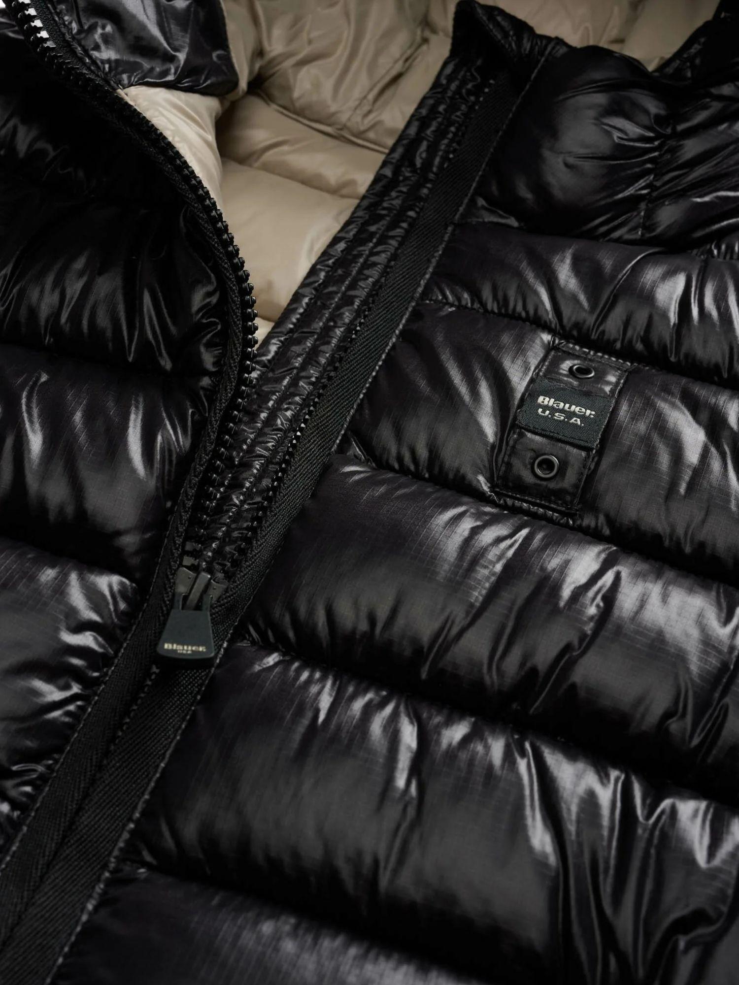 Blauer Giacca Invernale Donna Caroll Nera con Interno Beige BLDC02072 6648 999 BLAUER