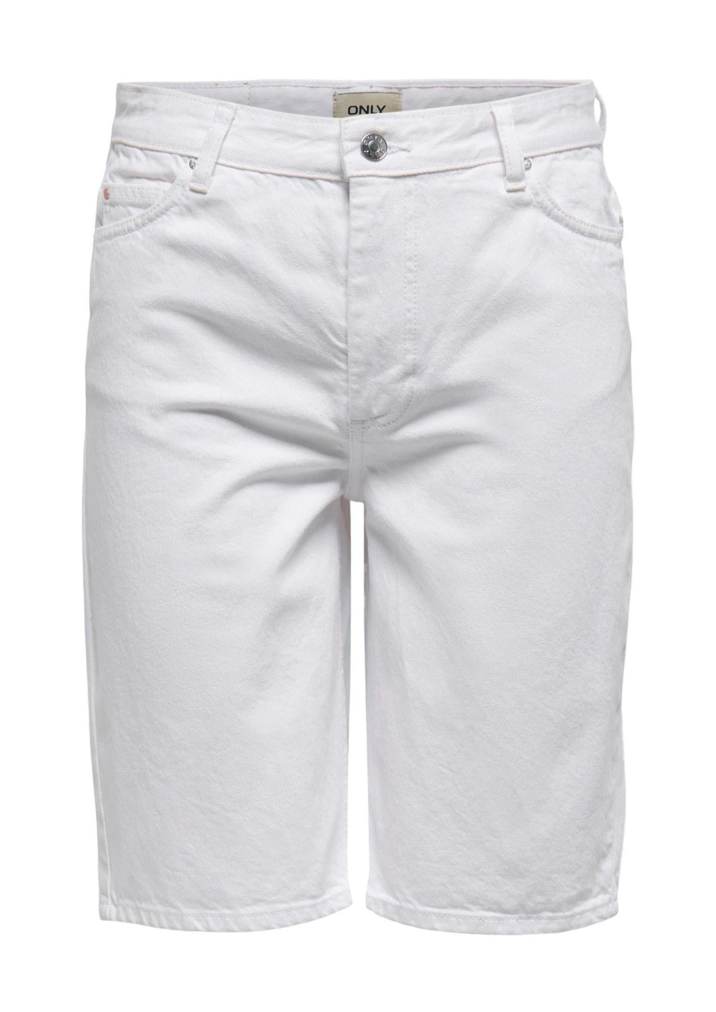 Only Bermuda Donna Sonny Bianco Denim 15256709 White ONLY