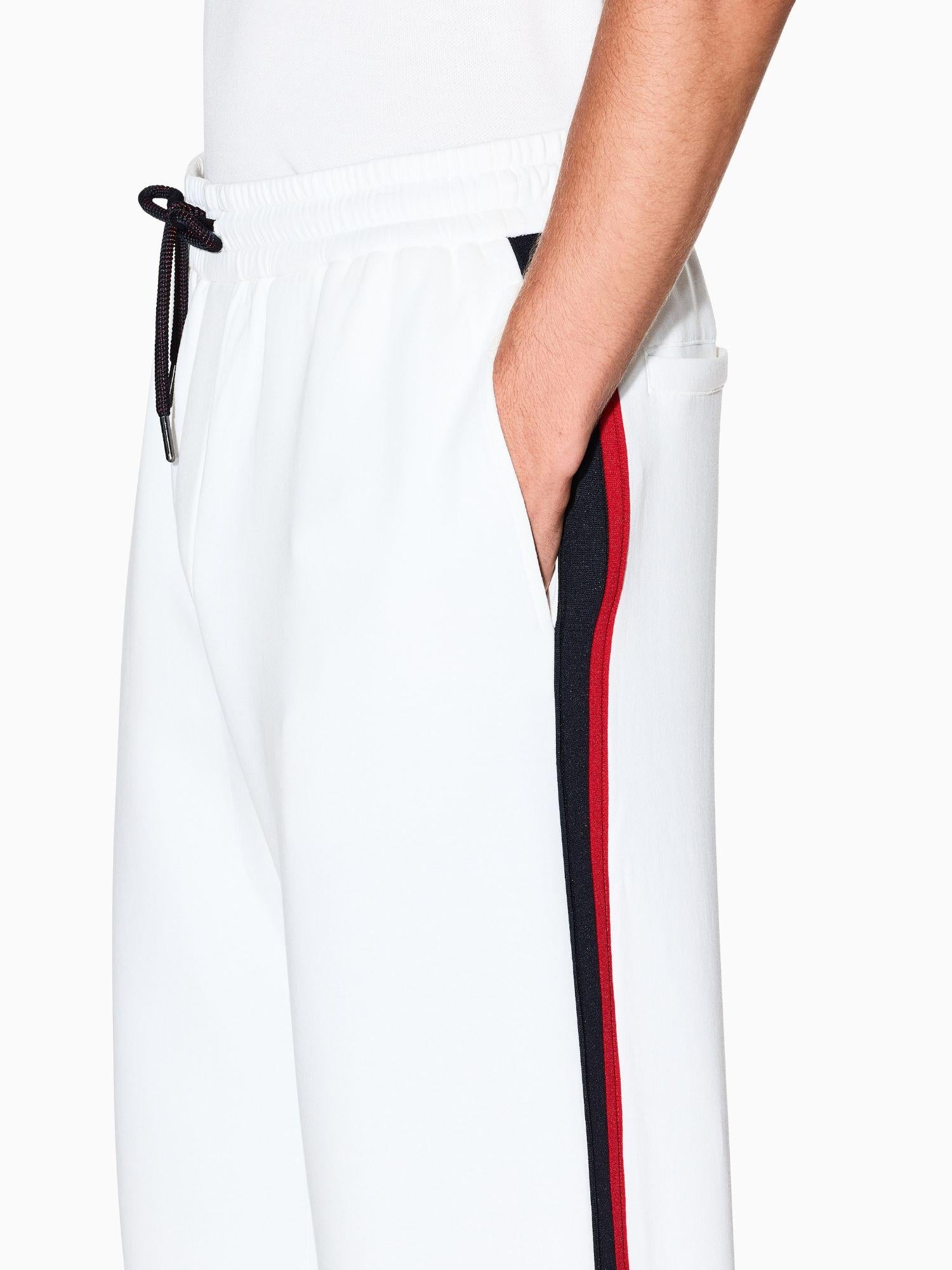 Armani Exchange Pantaloni Sportivi Uomo Bianchi XM001400 AF13047 U0009 ARMANI EXCHANGE