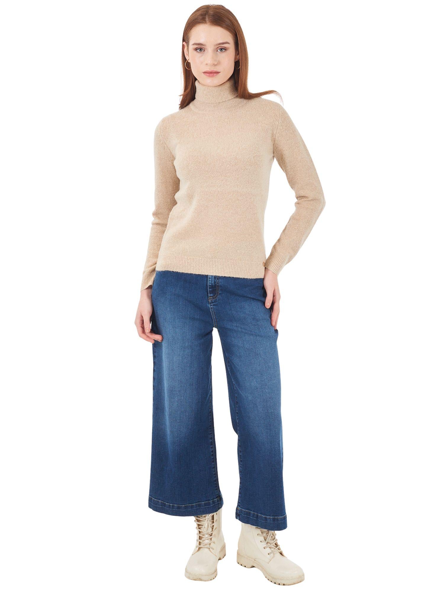 Yes Zee Maglia Donna Beige M048 BT00 0222 YES ZEE