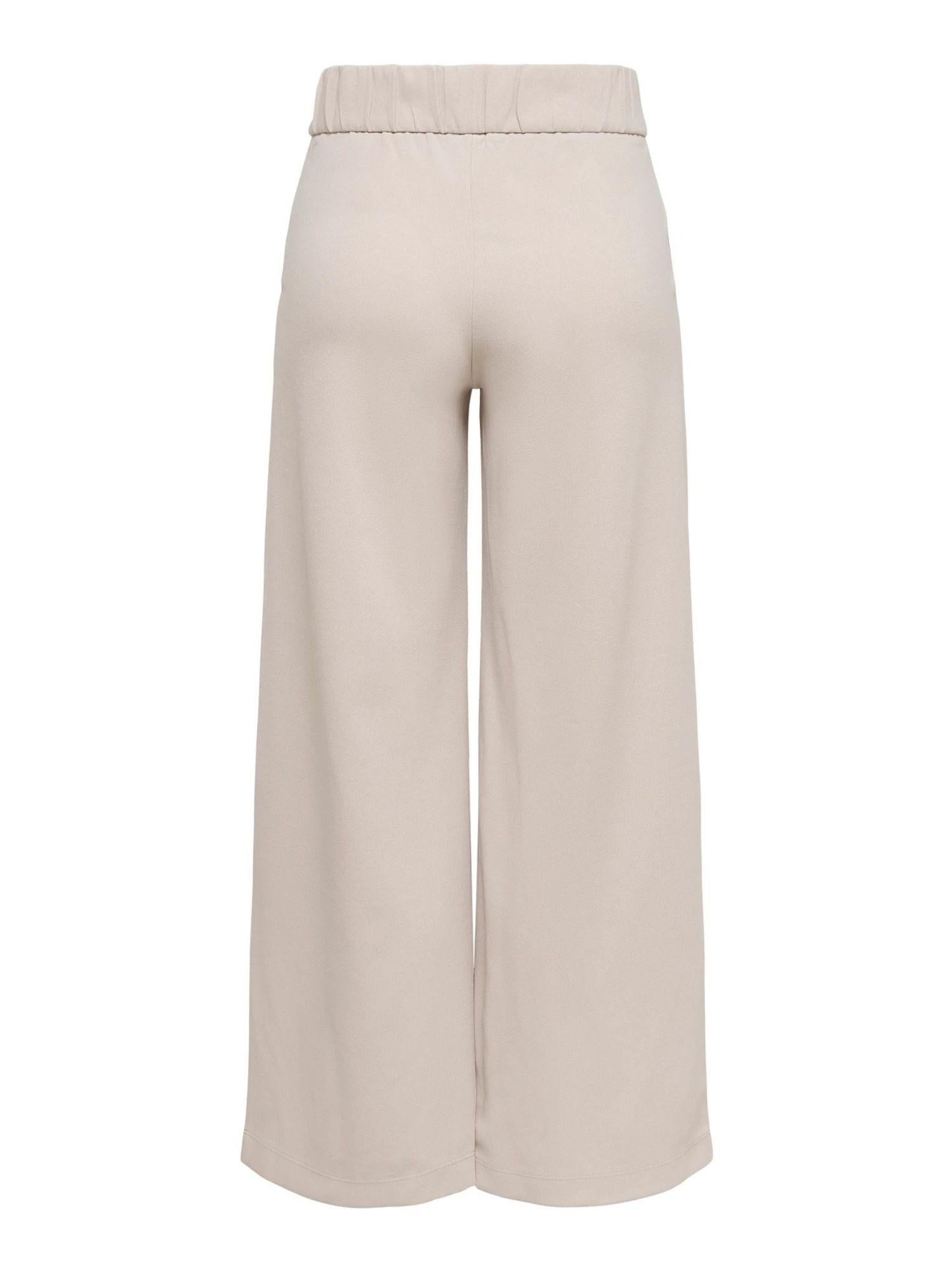 Jacqueline De Yong Pantaloni Donna Wide Fit Chateau Gray Jdygeggo 15208430 Chateau Gray BLACK BUTTONS JACQUELINE DE YONG