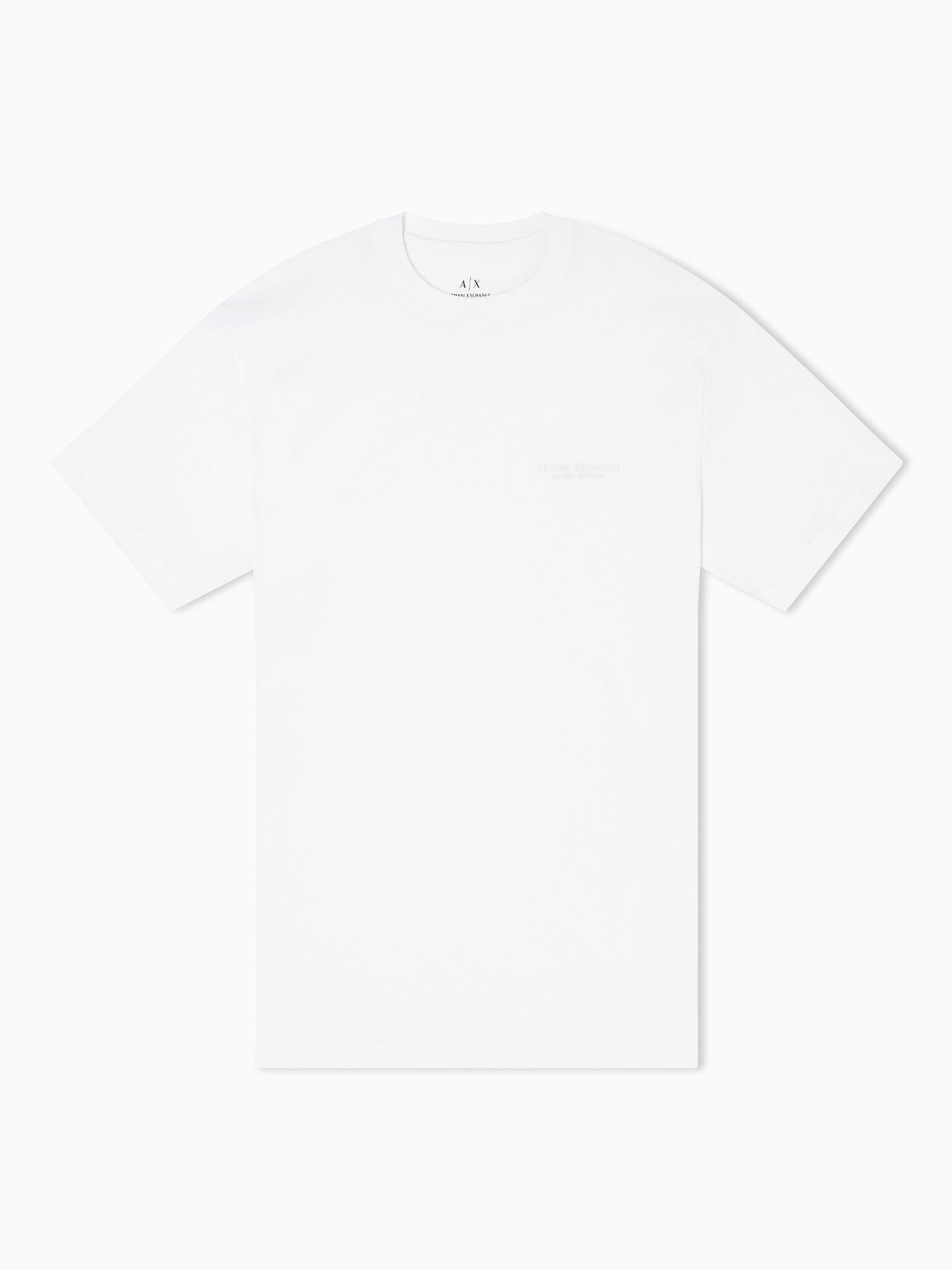 Armani Exchange T-shirt regular fit con logo Uomo Bianco XM001281 AF10361 U0002 ARMANI EXCHANGE