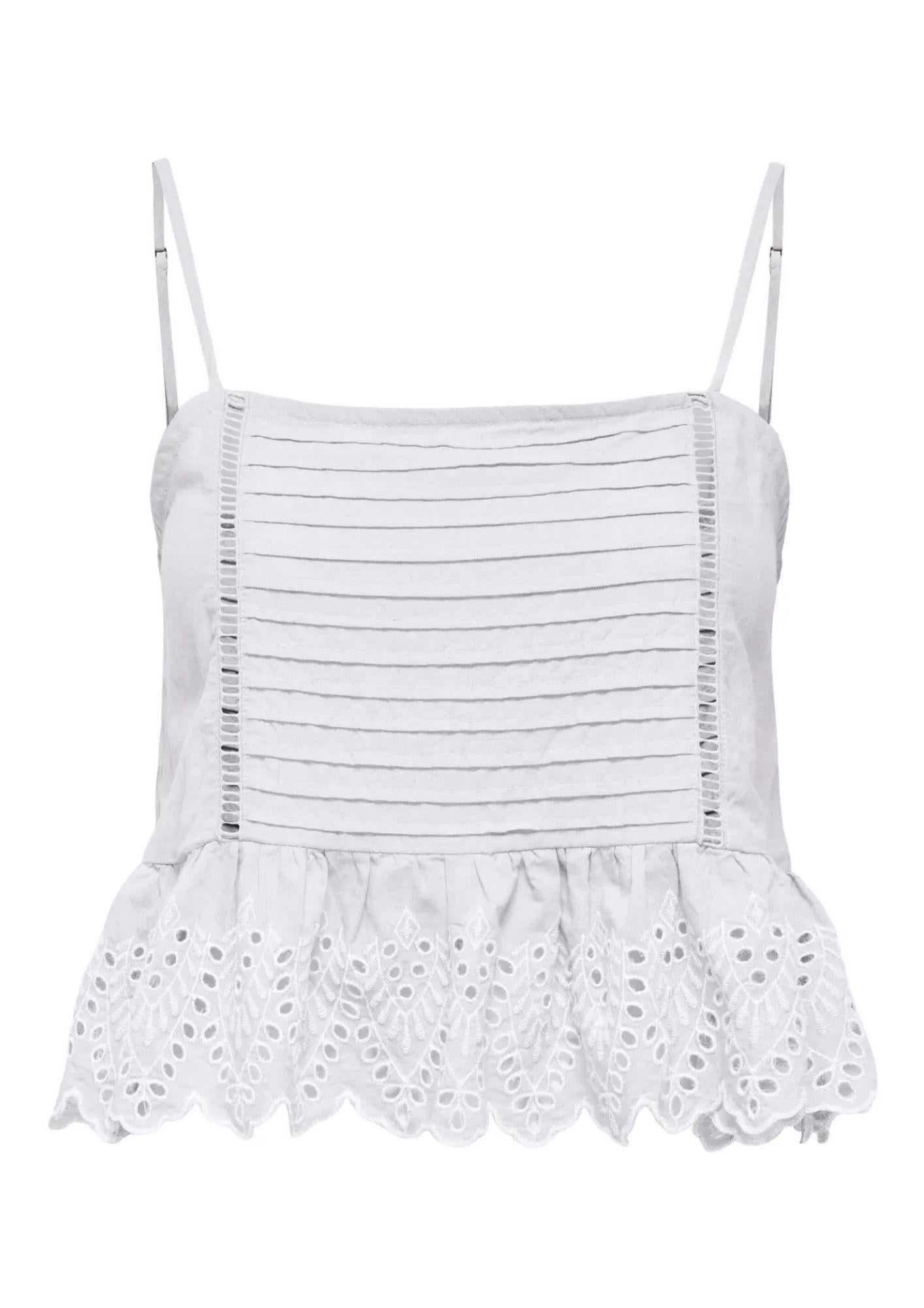 Only Top Donna Tulum Bianco 15368892 Bright White ONLY