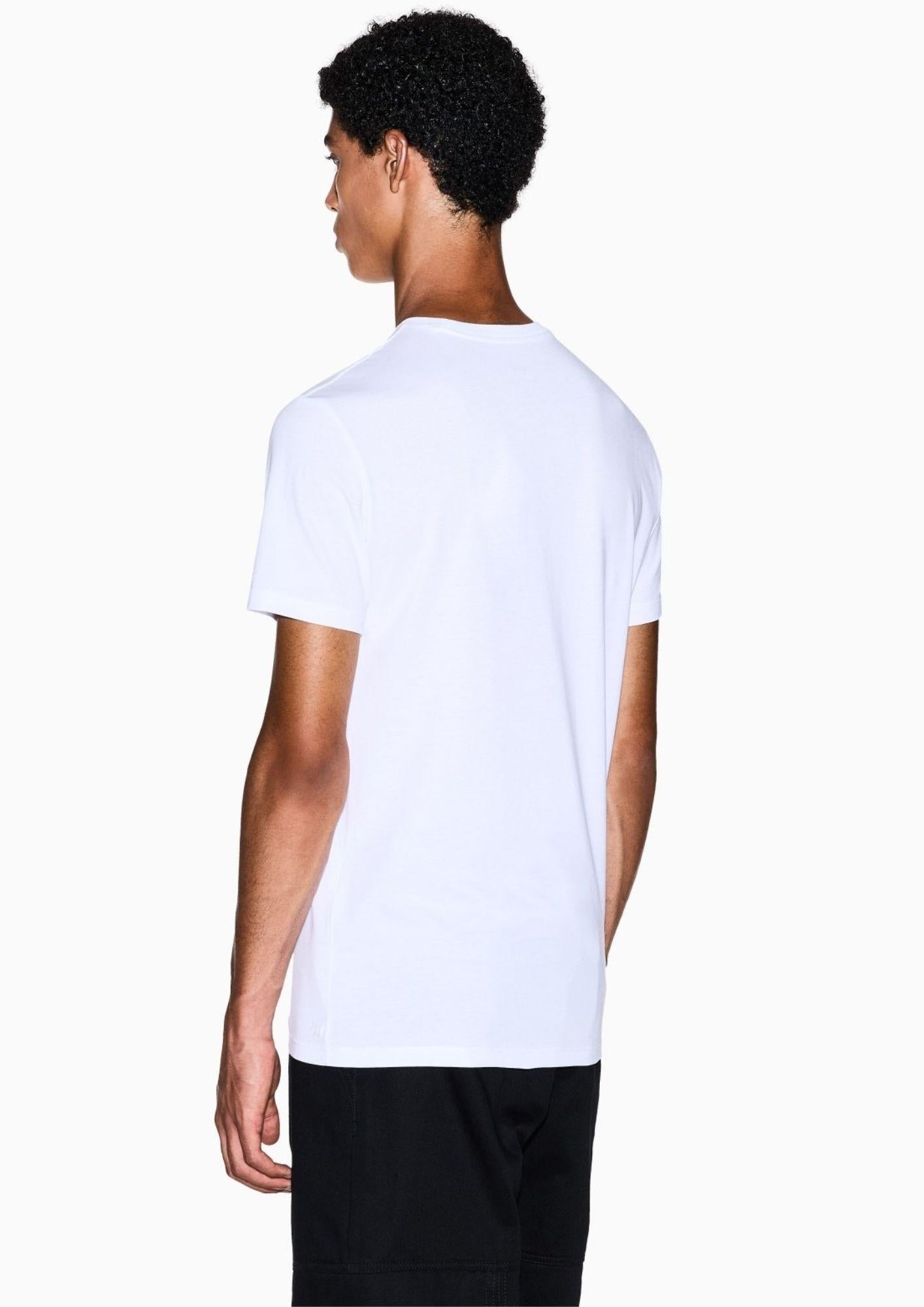 Armani Exchange T-Shirt Uomo Bianca 8NZT74 ZJA5Z 1100 ARMANI EXCHANGE