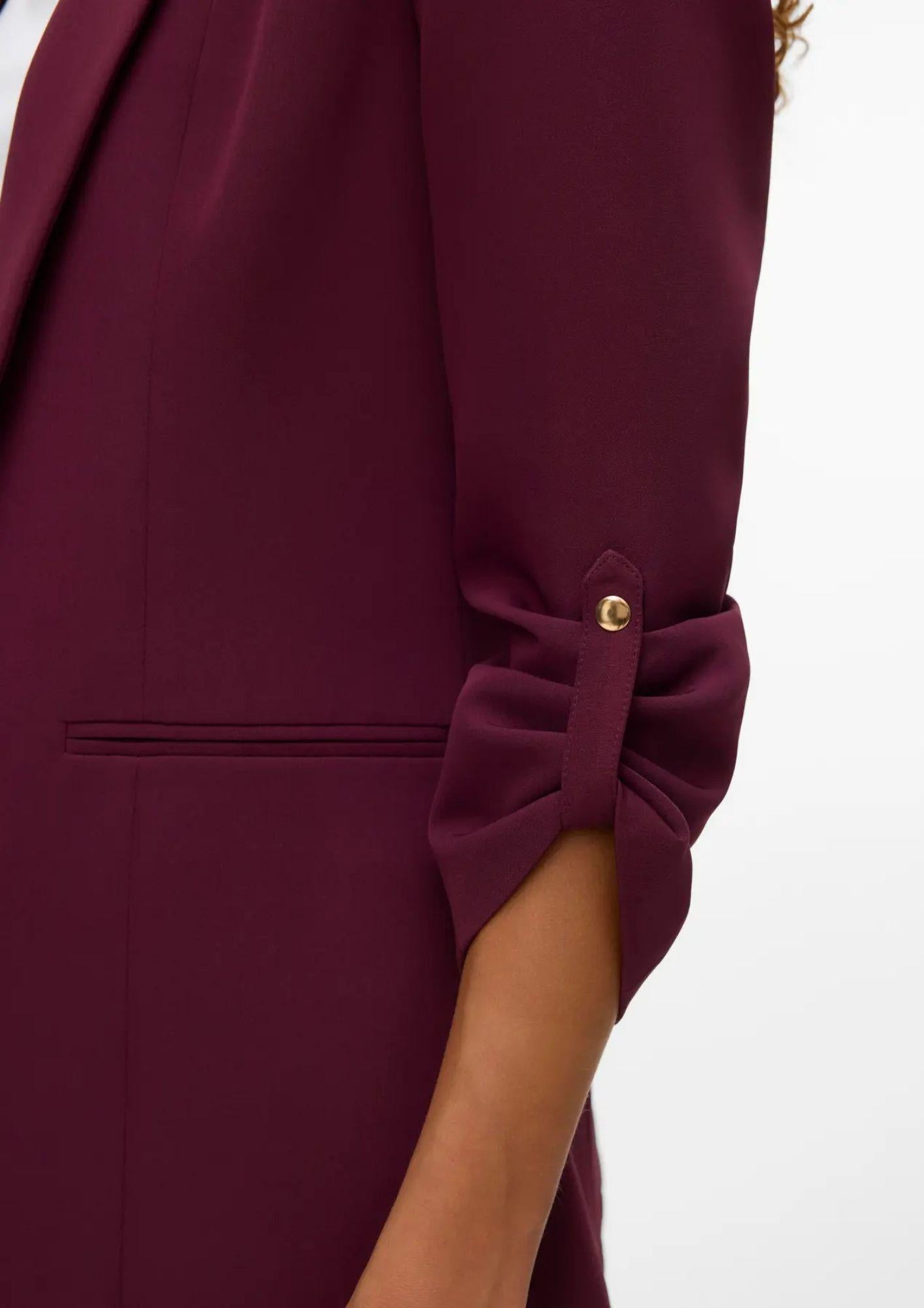 Vero Moda Giacca Donna Gloria Bordeaux 10329200 Winetasting GOLD BUTTON VERO MODA