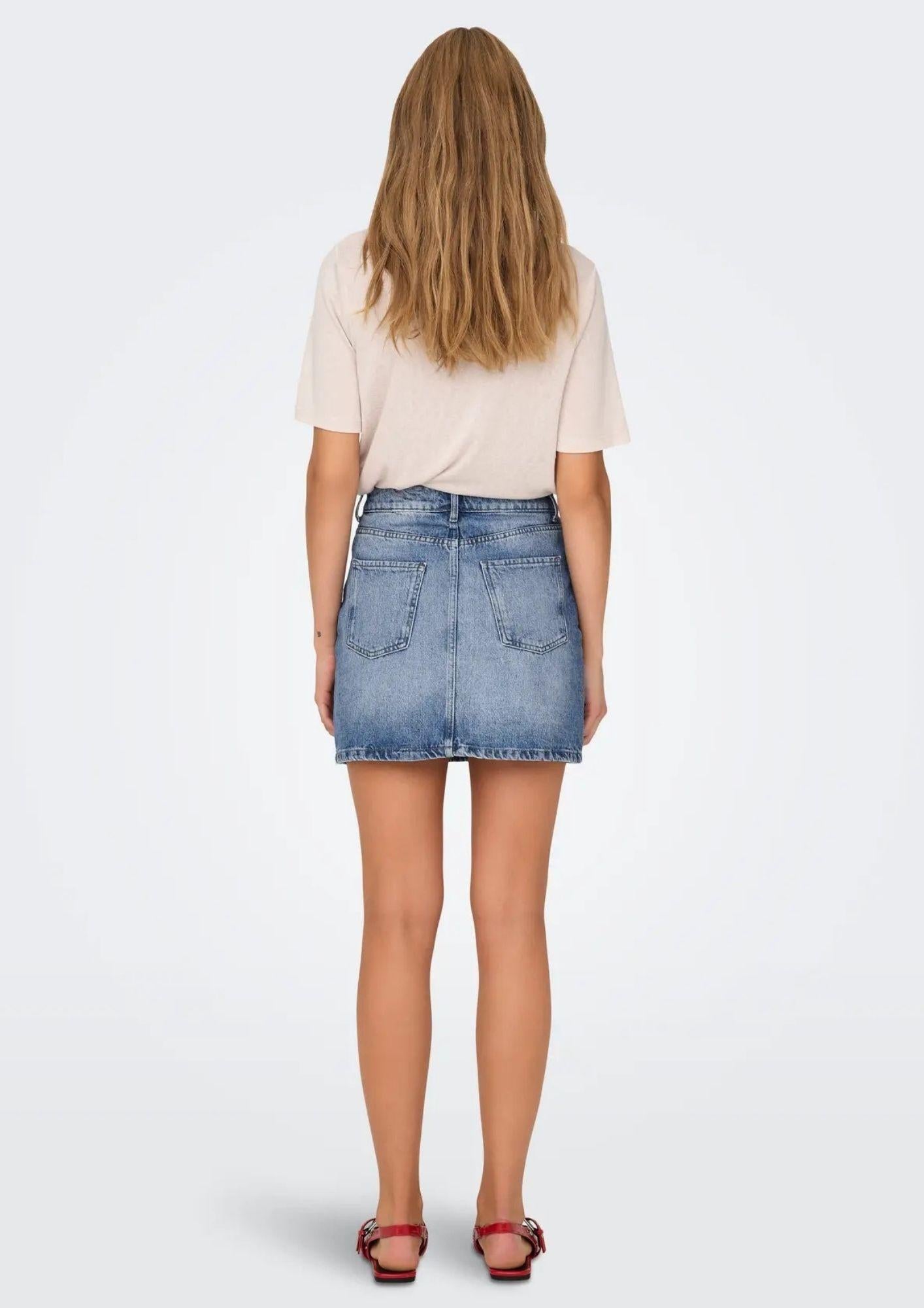Only Gonna Donna Stella Blu Denim Chiaro 15339630 Light Blue Denim ONLY