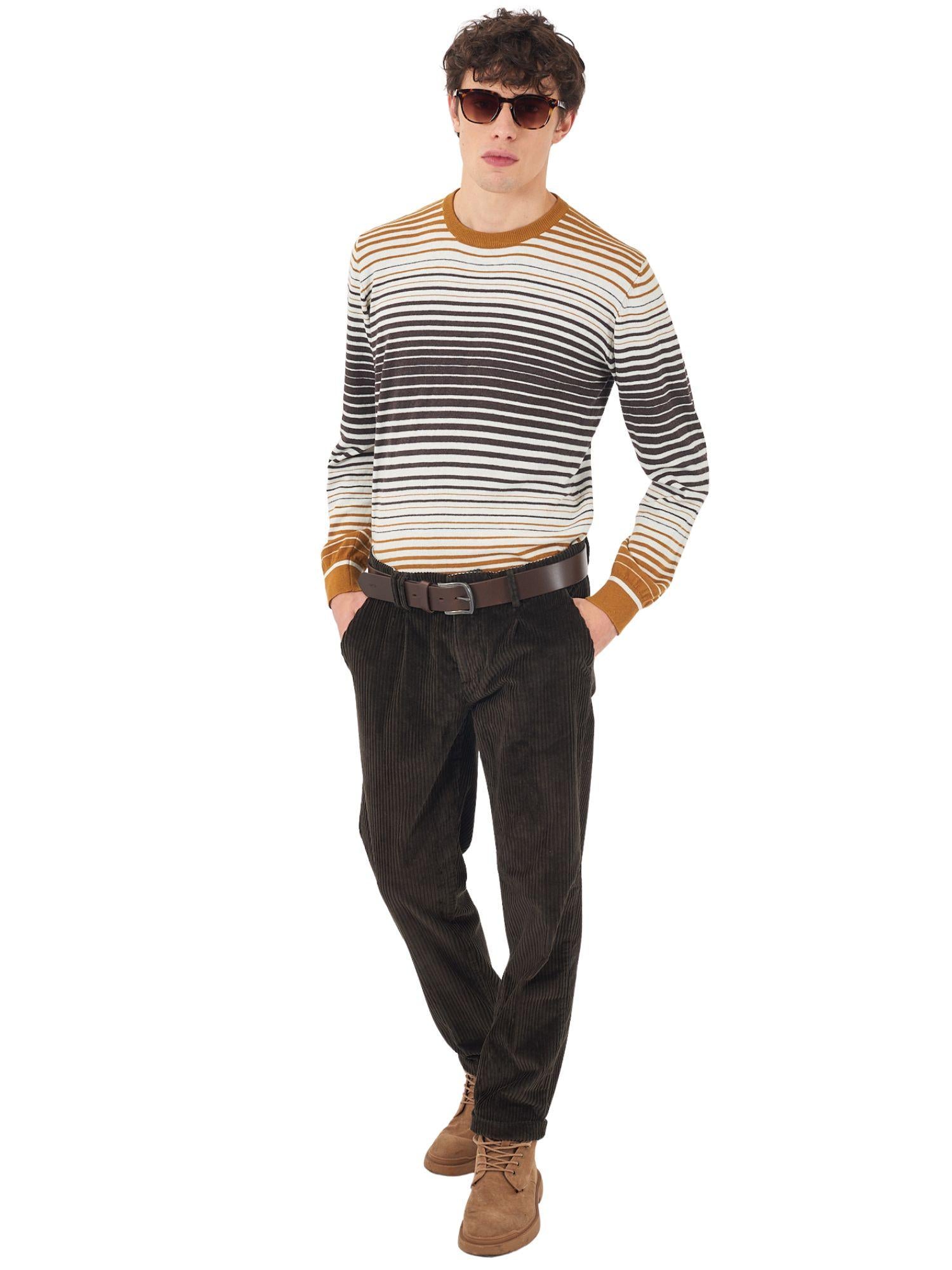 Yes Zee Maglia Uomo Curry M837 HH00 2238 YES ZEE