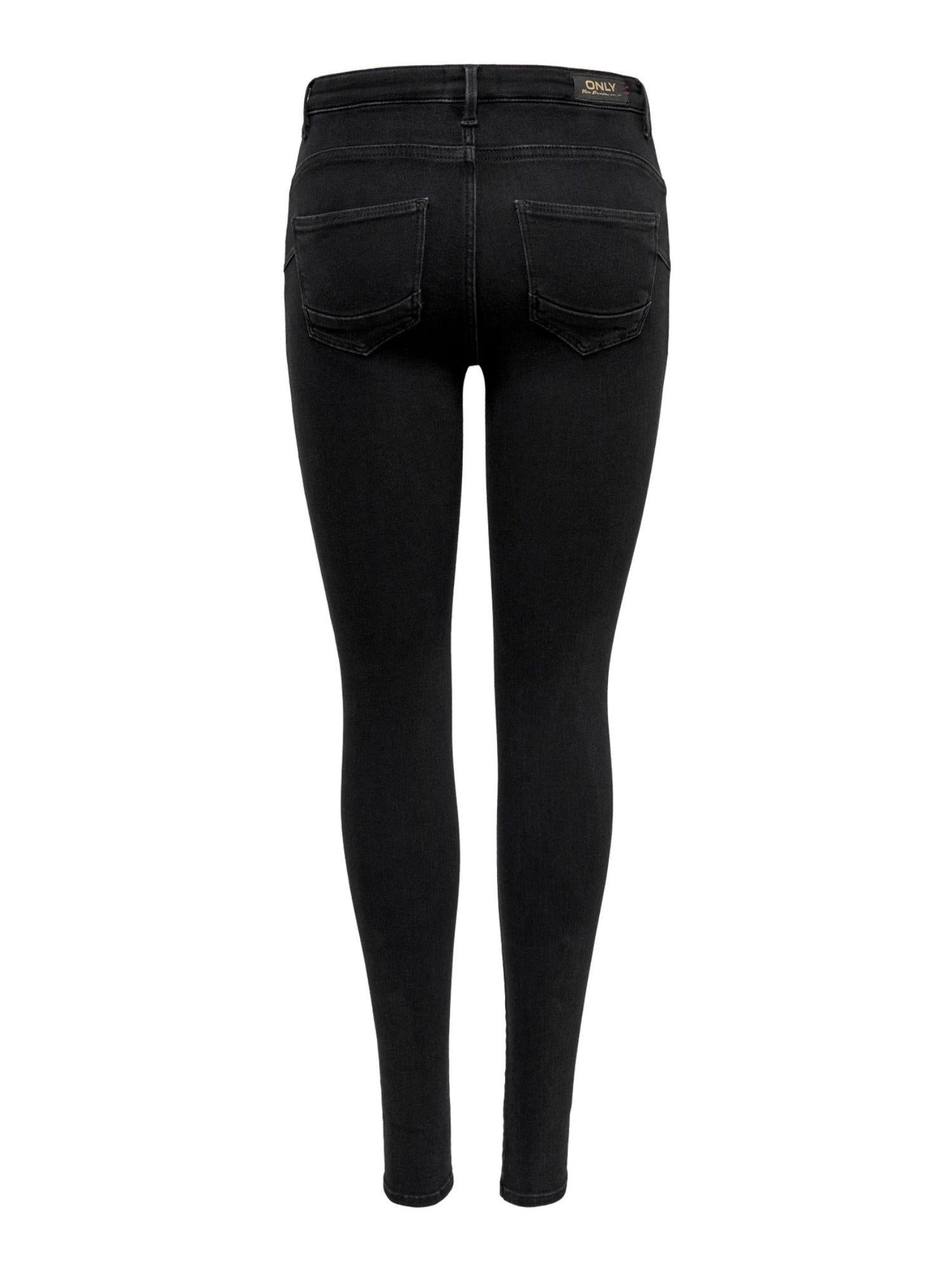 Only Jeans Donna Skinny Fit Nero Onlpower 15181958 Black ONLY