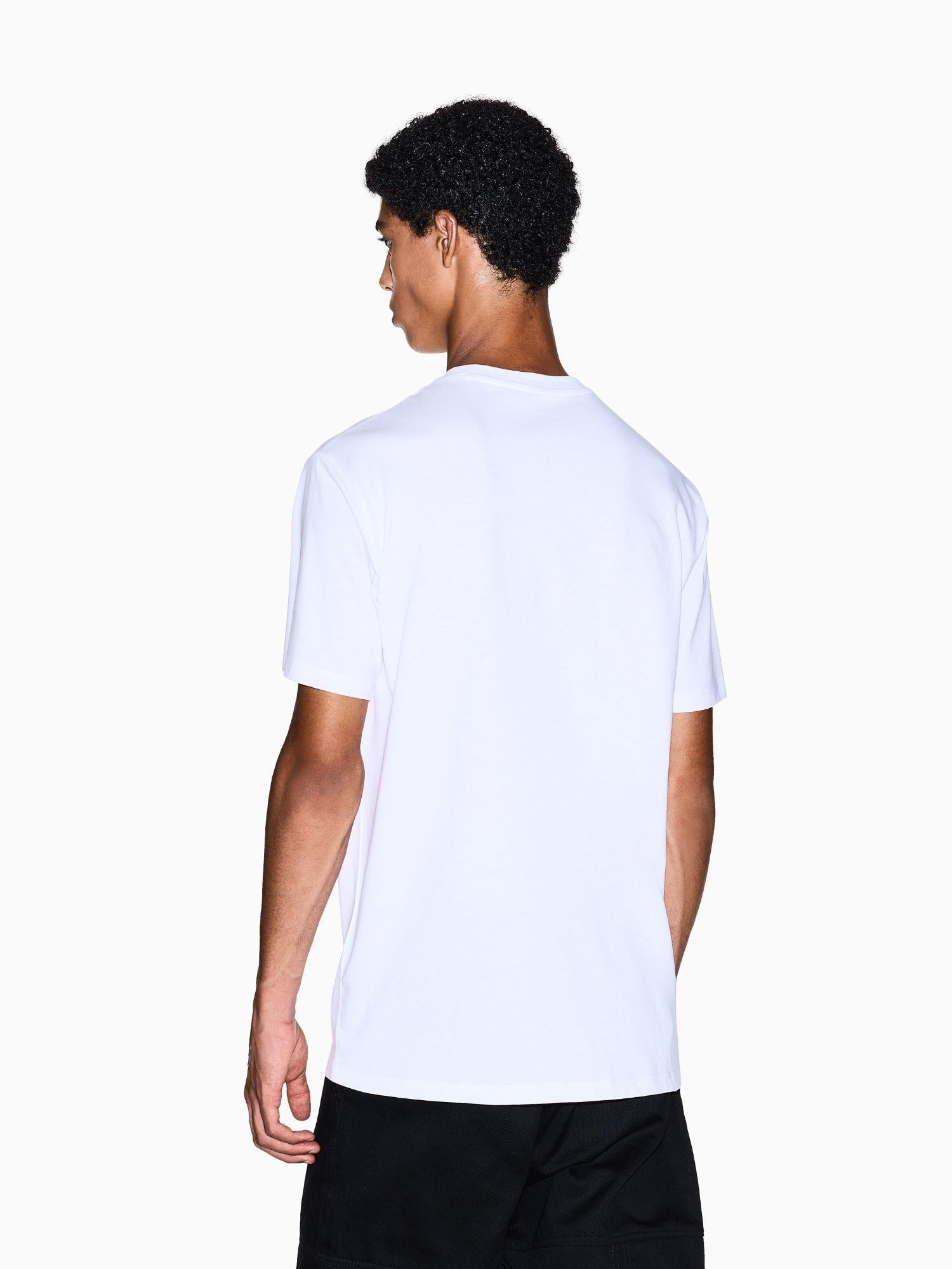 Armani Exchange T-shirt regular fit con logo Uomo Bianco XM001281 AF10361 U0002 ARMANI EXCHANGE