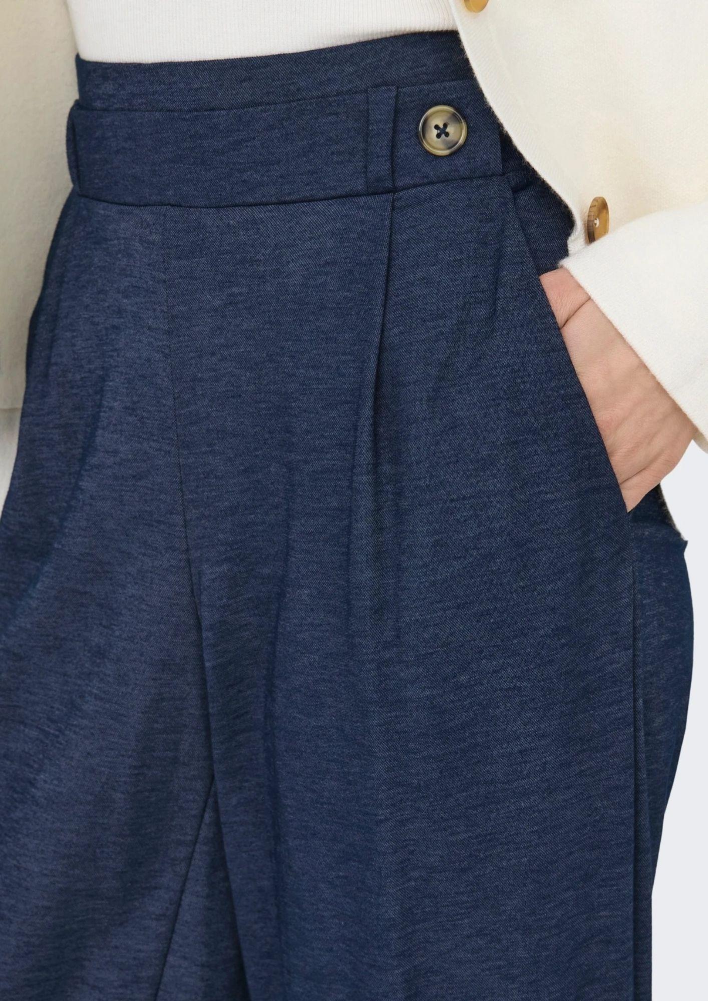 Jacqueline De Yong Pantalone Donna Birdie Blu 15320882 Black Iris JACQUELINE DE YONG