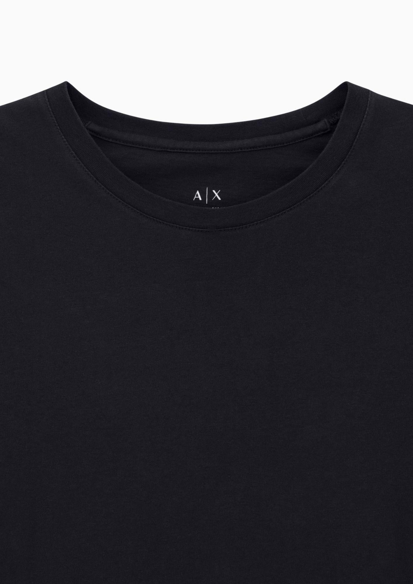 Armani Exchange T-Shirt Uomo Nera 8NZT74 ZJA5Z 1200 ARMANI EXCHANGE