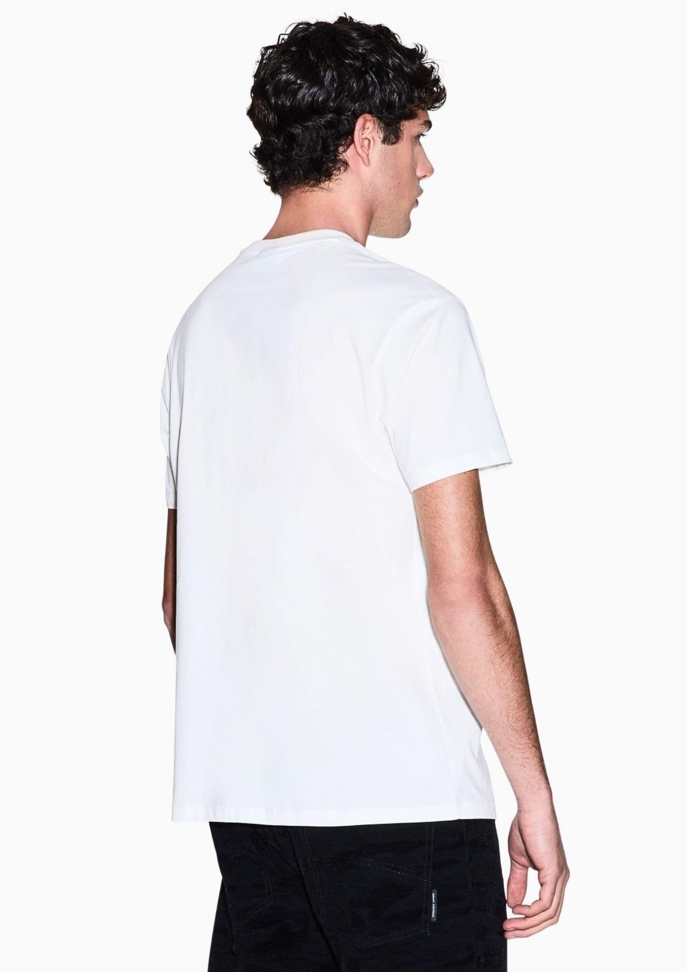 Armani Exchange T-Shirt Uomo Bianca XM002178 AF12308 U0009 ARMANI EXCHANGE