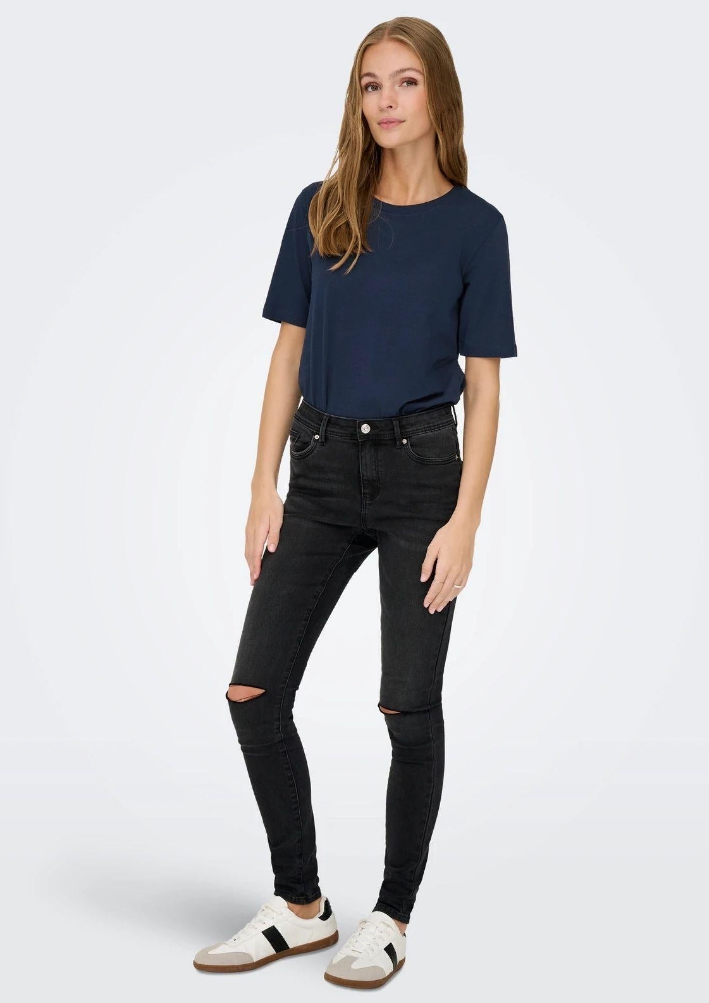 Jacqueline De Yong T-Shirt Donna Rex Blu Sky Captain 15344612 Sky Captain JACQUELINE DE YONG