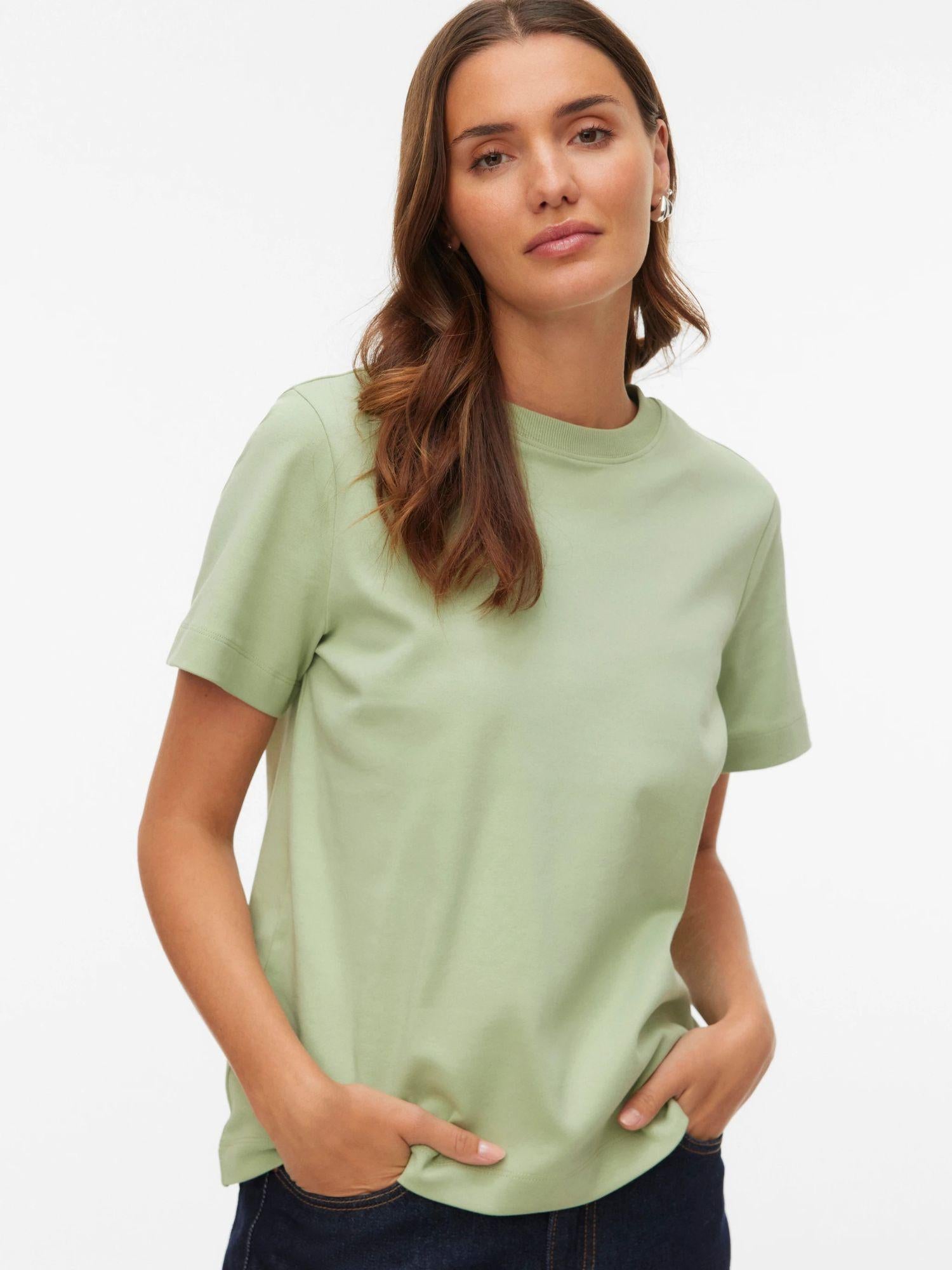 Aware T-Shirt Donna Reseda Awnaima 10294544 Reseda VERO MODA