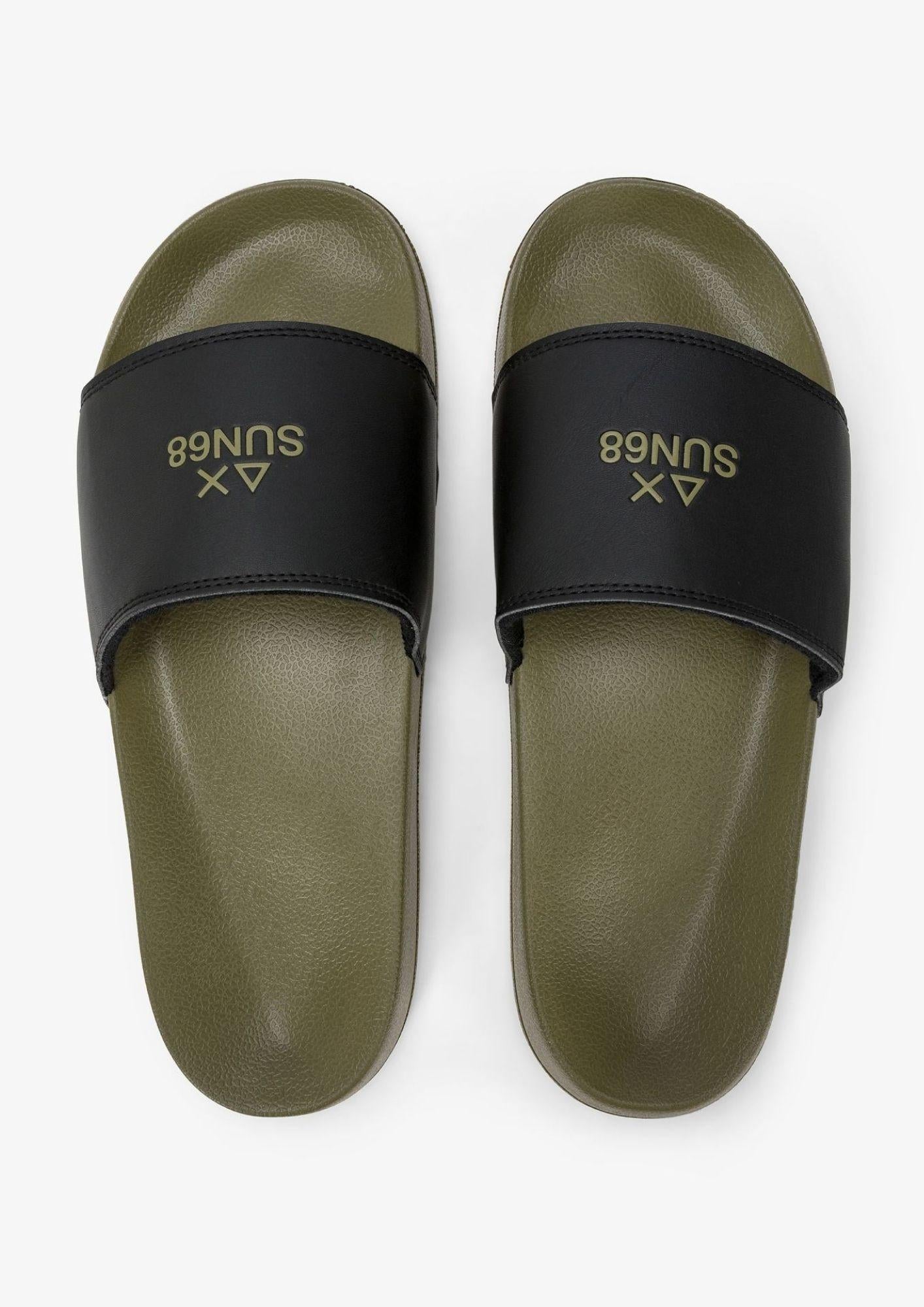 Sun68 Ciabatte Uomo Verde Militare X36101 1911 SUN68