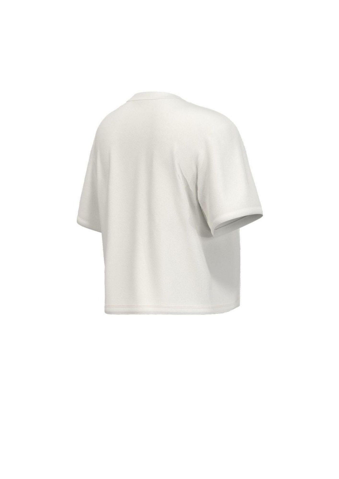 Emme Marella T-Shirt Donna Emmtessile Bianca Stampa Hotfix Blu 2615971071200 001 EMME MARELLA