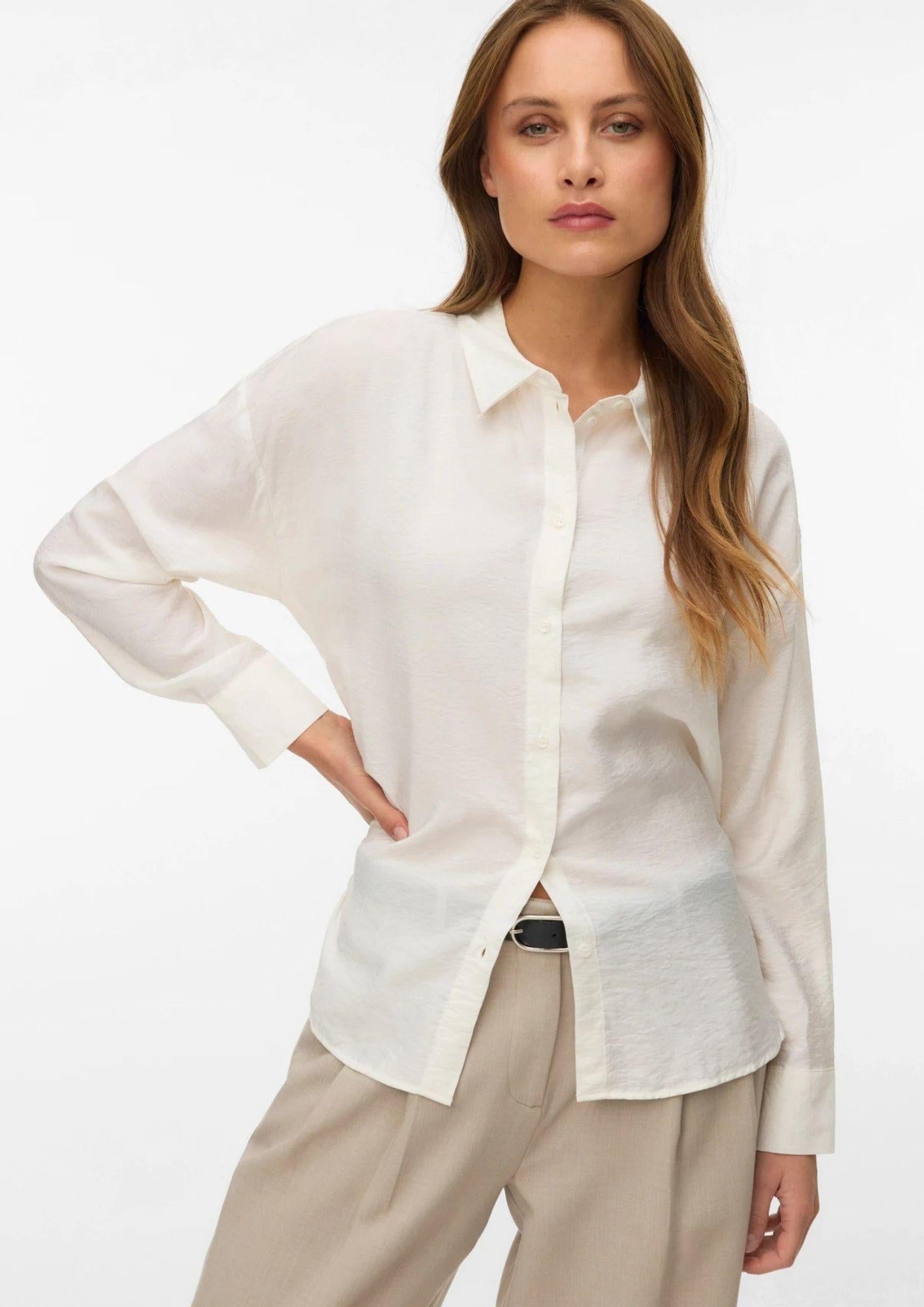 Vero Moda Camicia Donna Kaja Bianca 10340687 Snow White VERO MODA