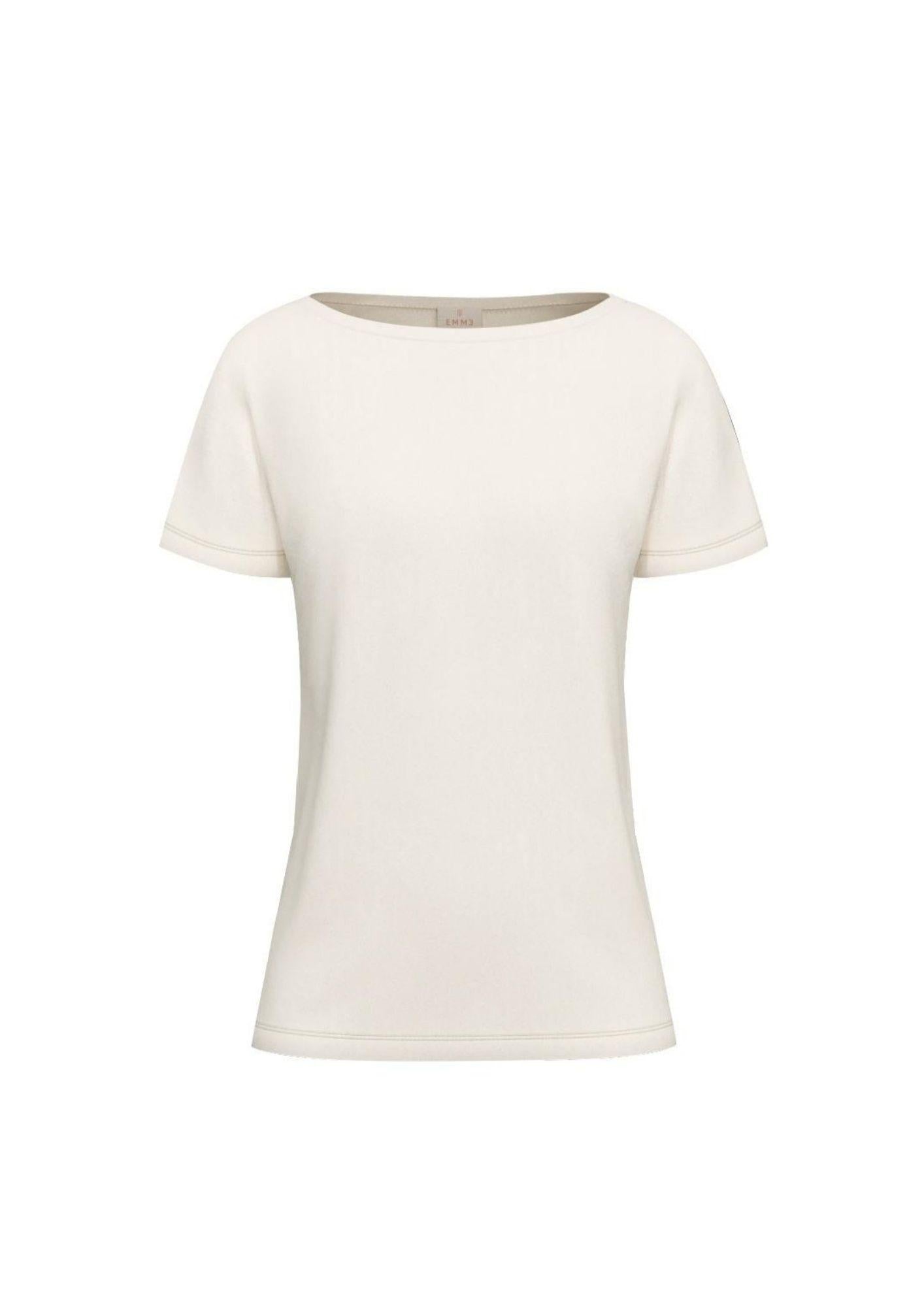 Emme Marella T-Shirt Donna Emmfervida Bianco Panna 2615971021200 008 EMME MARELLA