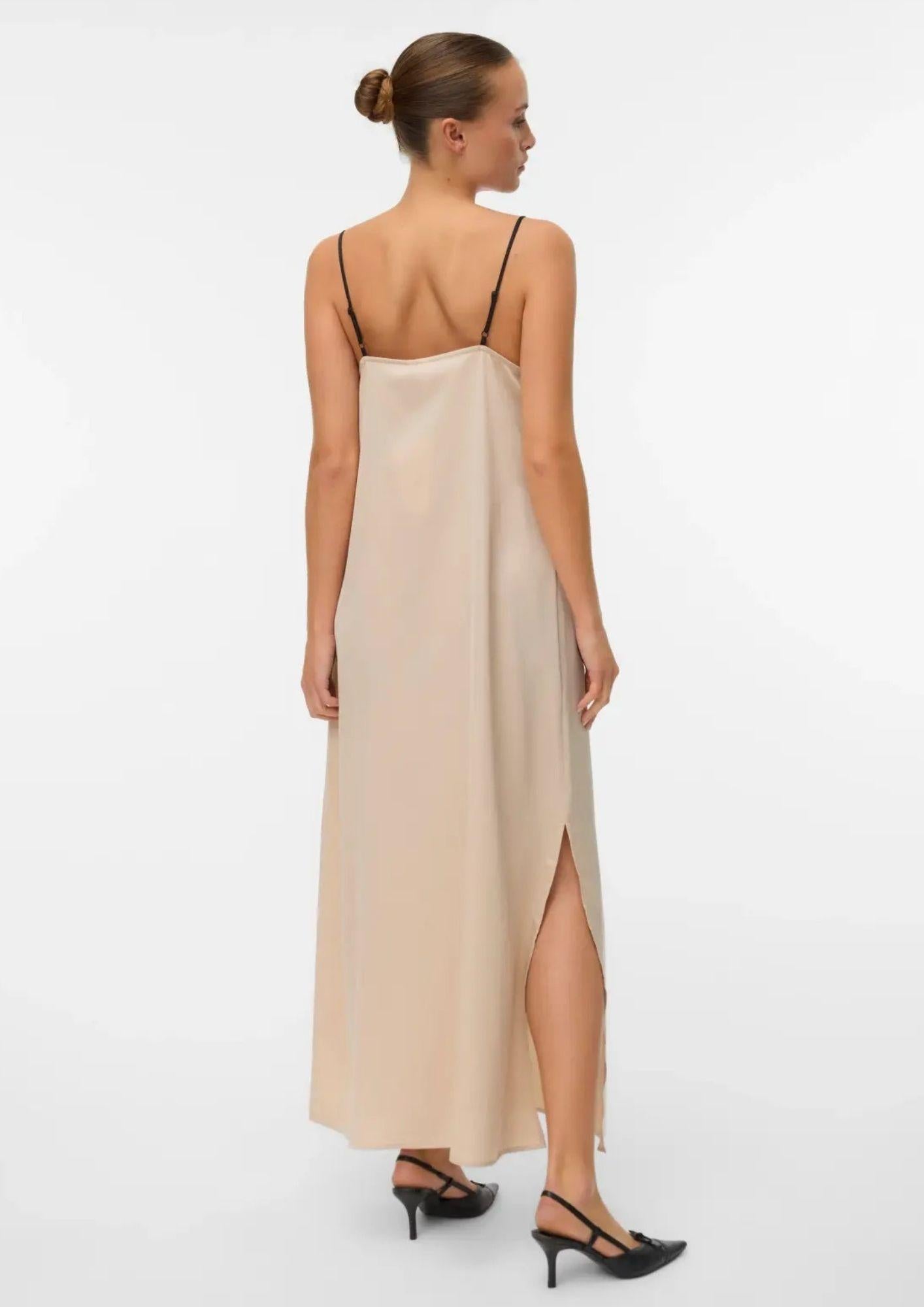 Vero Moda Abito Donna Joi Nero e Grigio Cemento 10341488 Black CEMENT CONTRAST VERO MODA