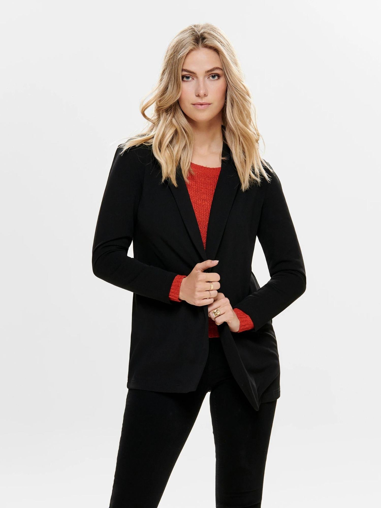Jacqueline De Yong JDYGEGGO Blazer Donna Nero 15180572 Black JACQUELINE DE YONG