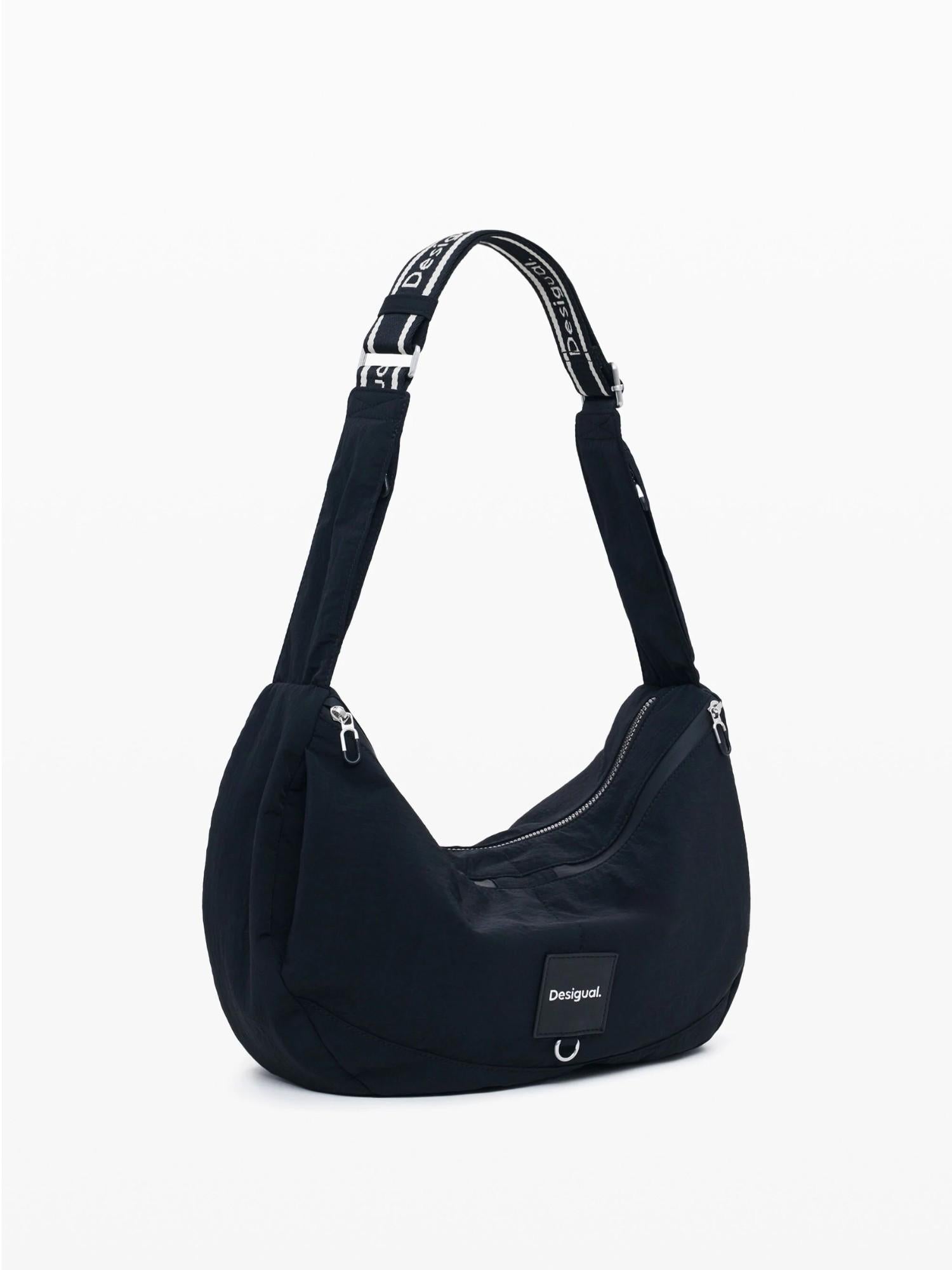 Desigual Borsa da viaggio media in nylon Donna Nero 25WAXY15 2000 DESIGUAL