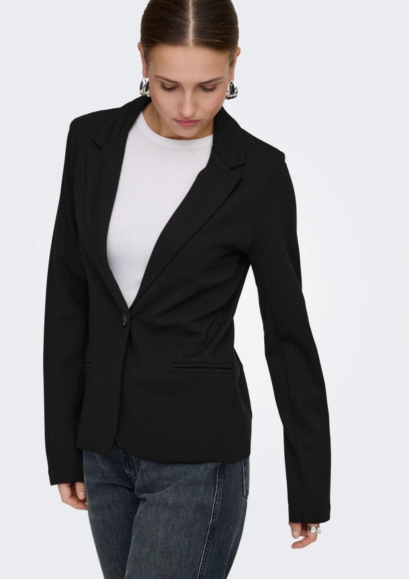 Jacqueline De Yong Giacca Donna New Blazer Nera 15364540 Black JACQUELINE DE YONG