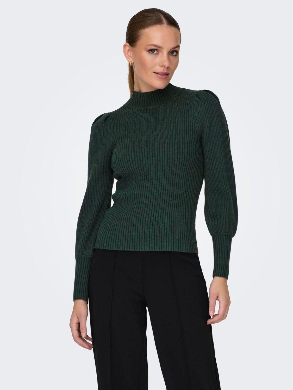 Only Pullover Donna Katia Verde 15232494 June Bug ONLY