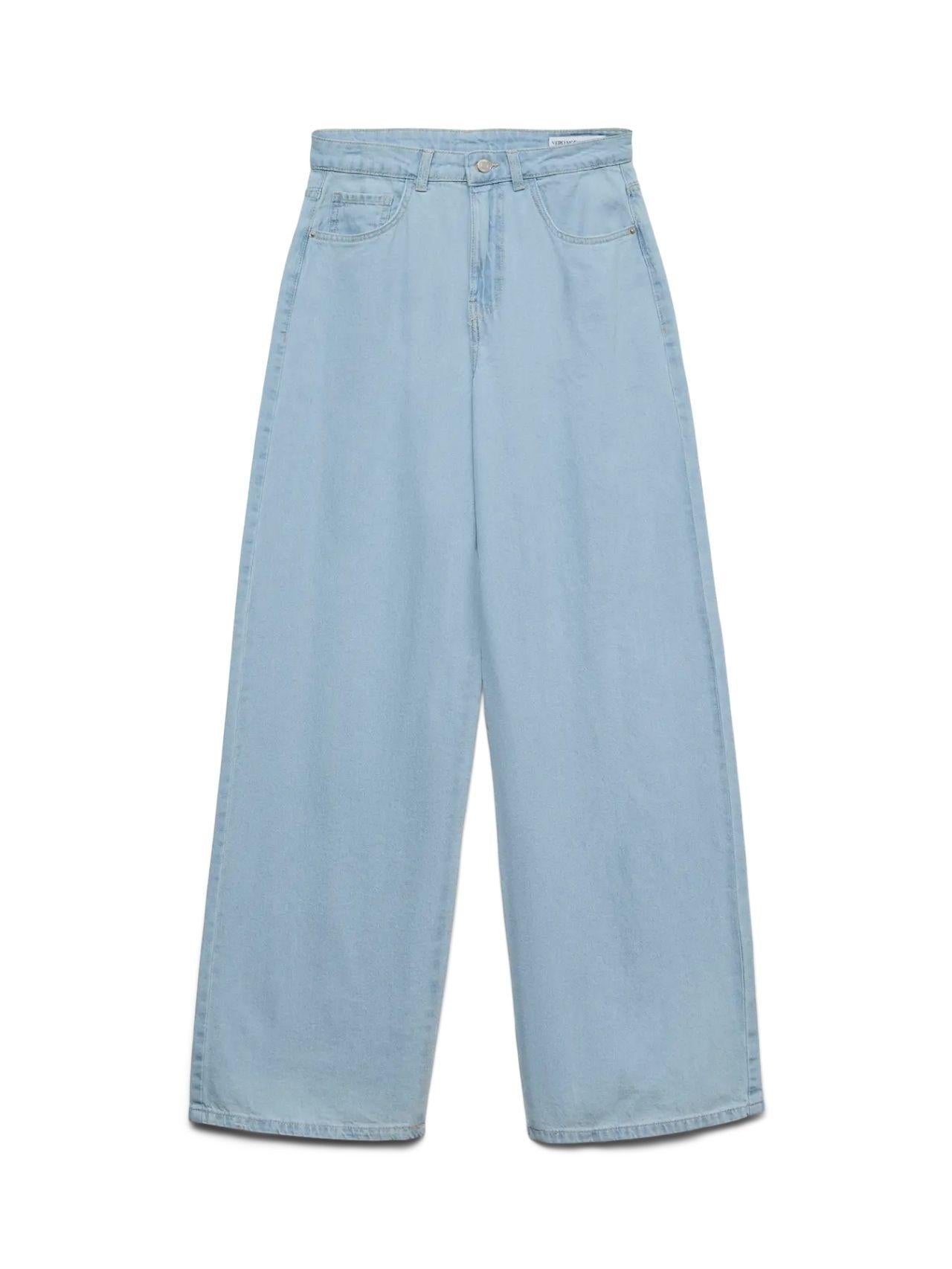Vero Moda Jeans Donna Kirsa Blu Denim Chiaro 10335361 Light Blue Denim VERO MODA