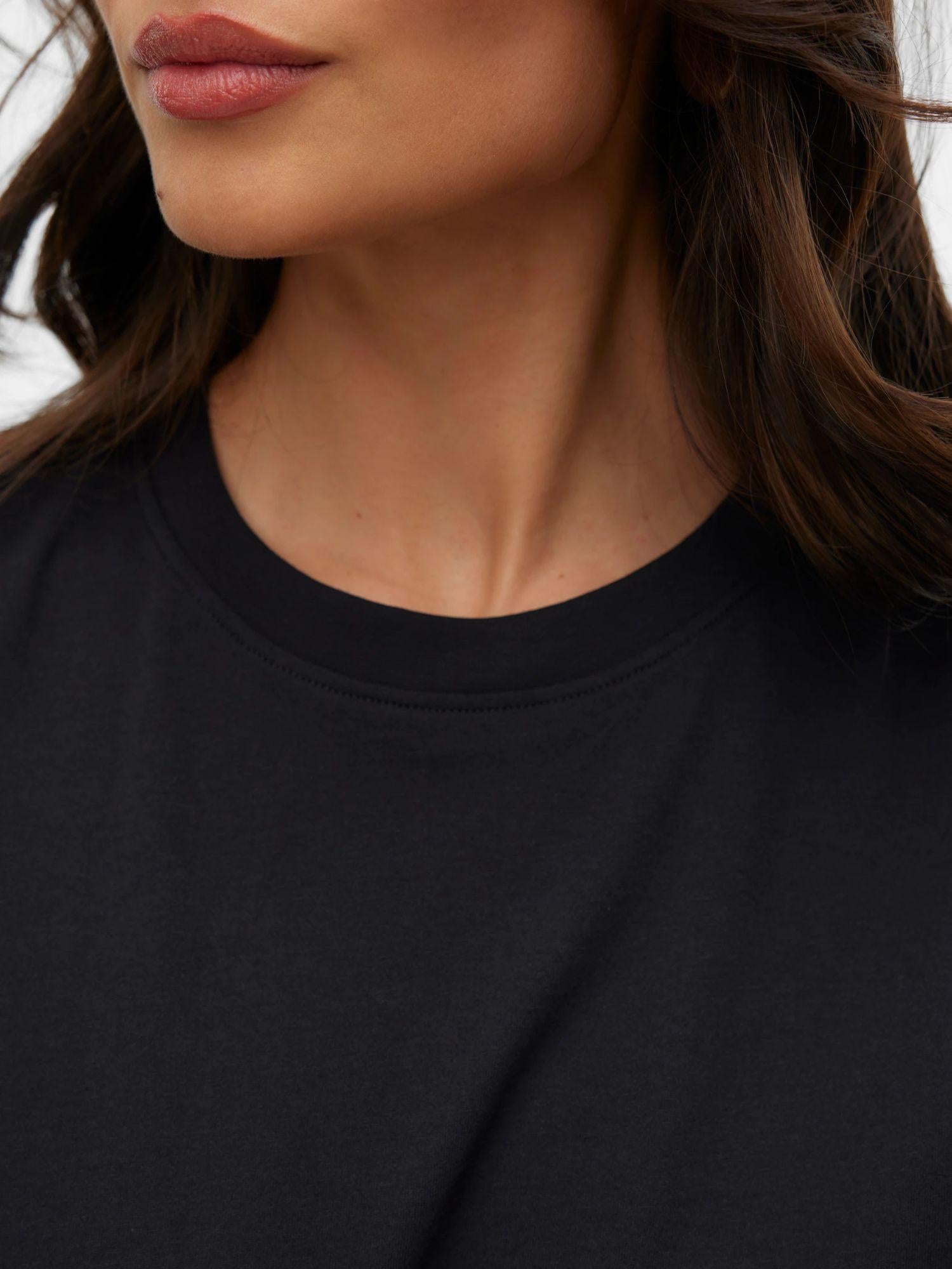 Vero Moda T-Shirt Donna Nero Vmpaulina 10316991 Black VERO MODA