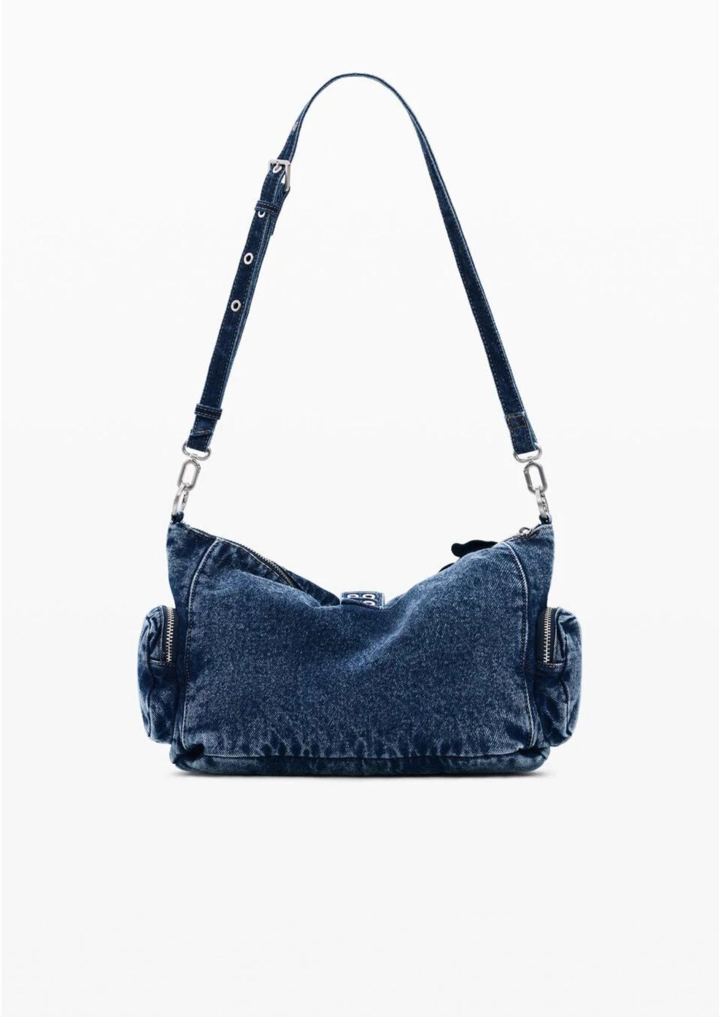 Desigual Borsa Donna Bag Curio Denim Banaba Misto Denim Chiaro Scuro 26SAXD21 5008 DESIGUAL