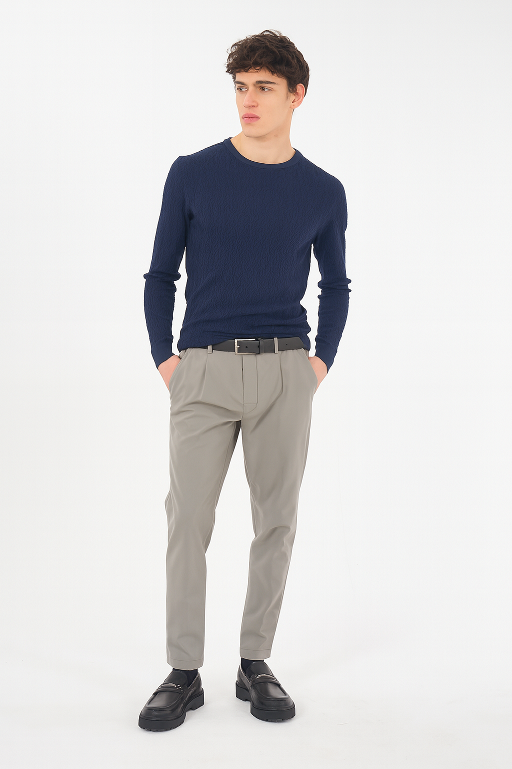 Yes Zee Maglia Uomo Blu M824 ME00 0710 YES ZEE