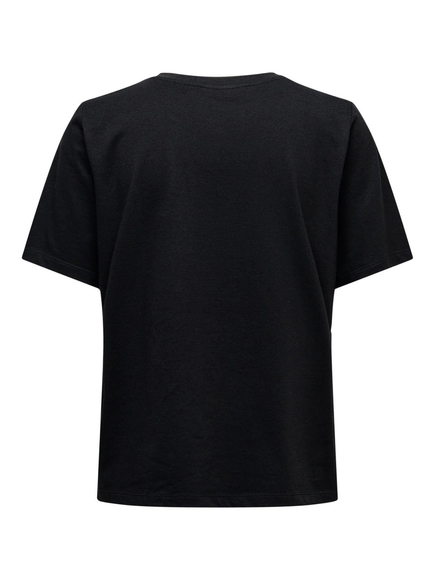 Only T-Shirt Donna Nero Onlonly 15270390 Black ONLY