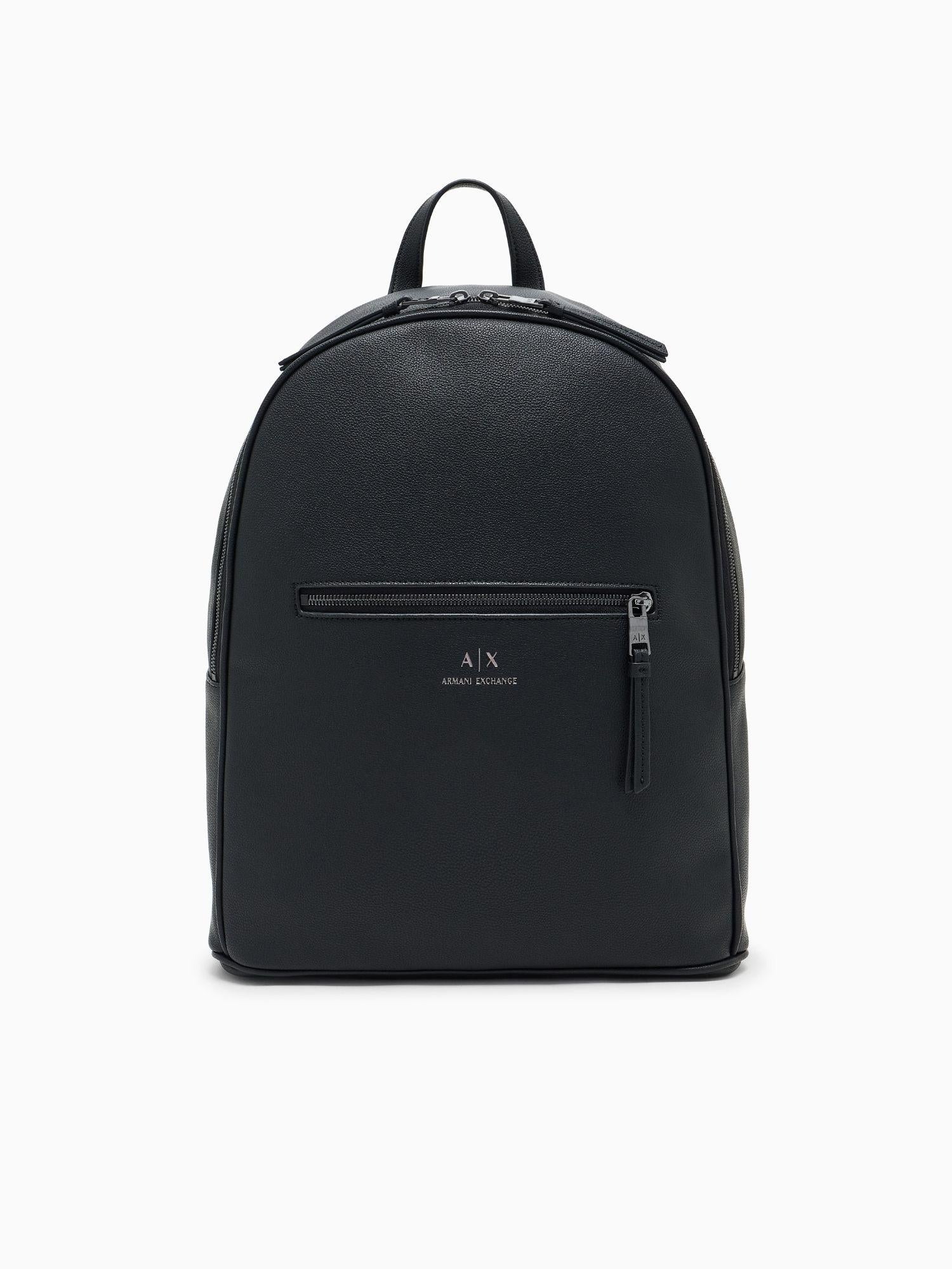 Armani Exchange Zaino semi-rigido con tasca esterna Nero 952387 CC830 00020 ARMANI EXCHANGE