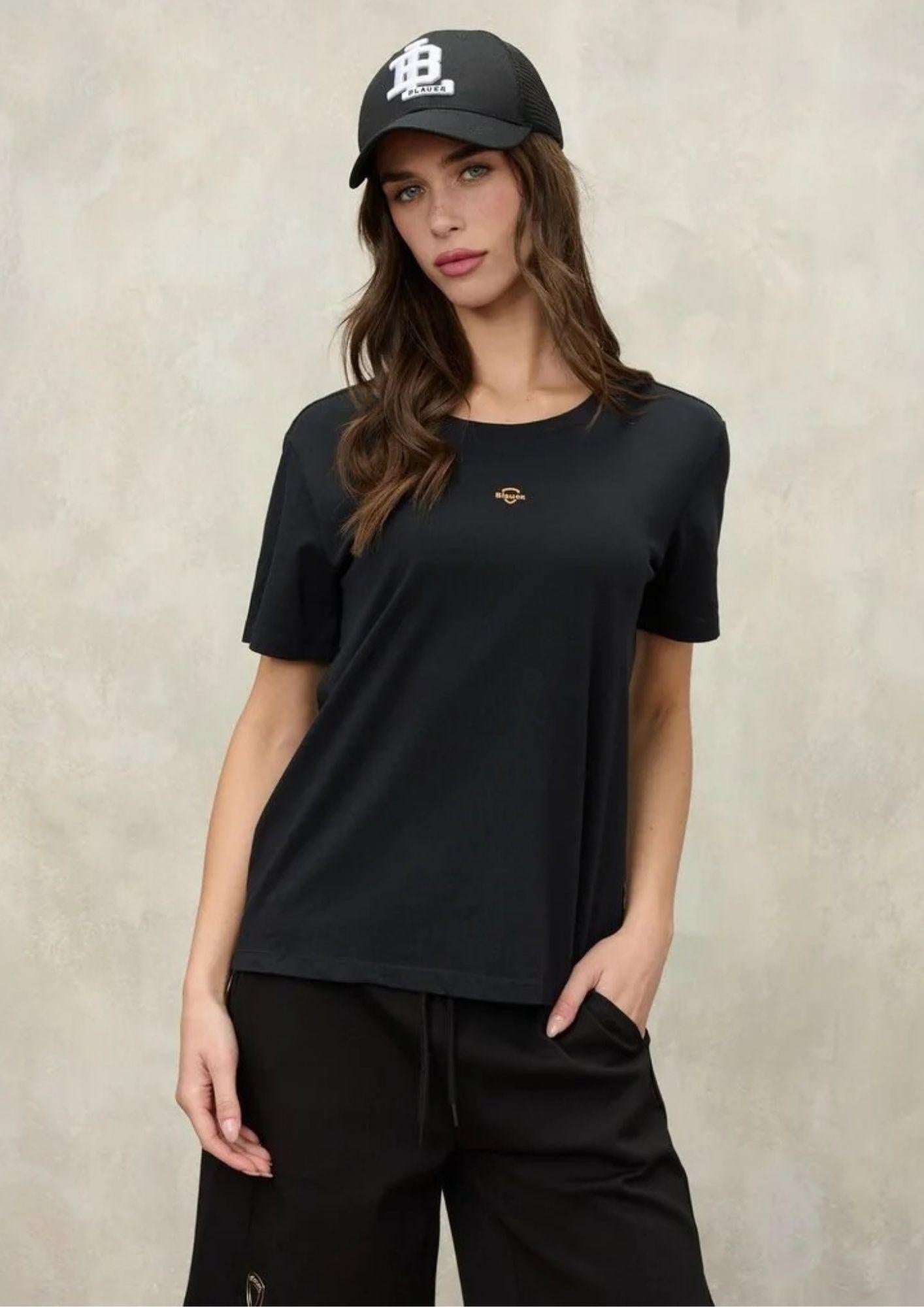 Blauer T-Shirt Donna Pumpies Nera BLDH02211 7439 999 BLAUER