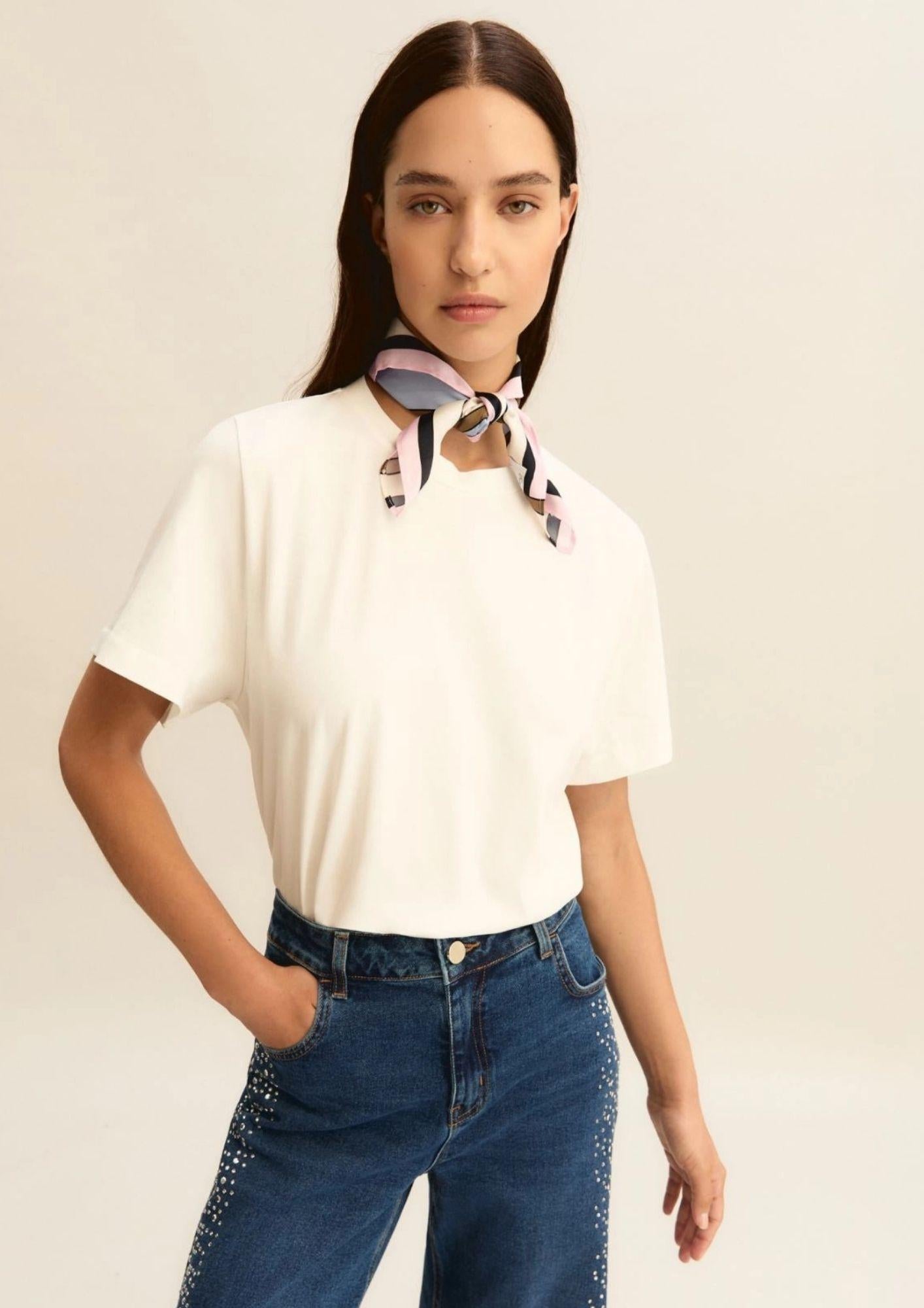 Emme Marelle T-Shirt Donna Emmmaestro Bianco 2615971041200 001 EMME MARELLA